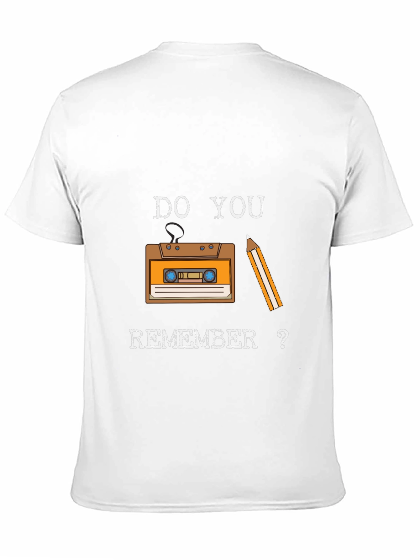 Retro Cassette Tape Graphic Tee - Do You Remember?