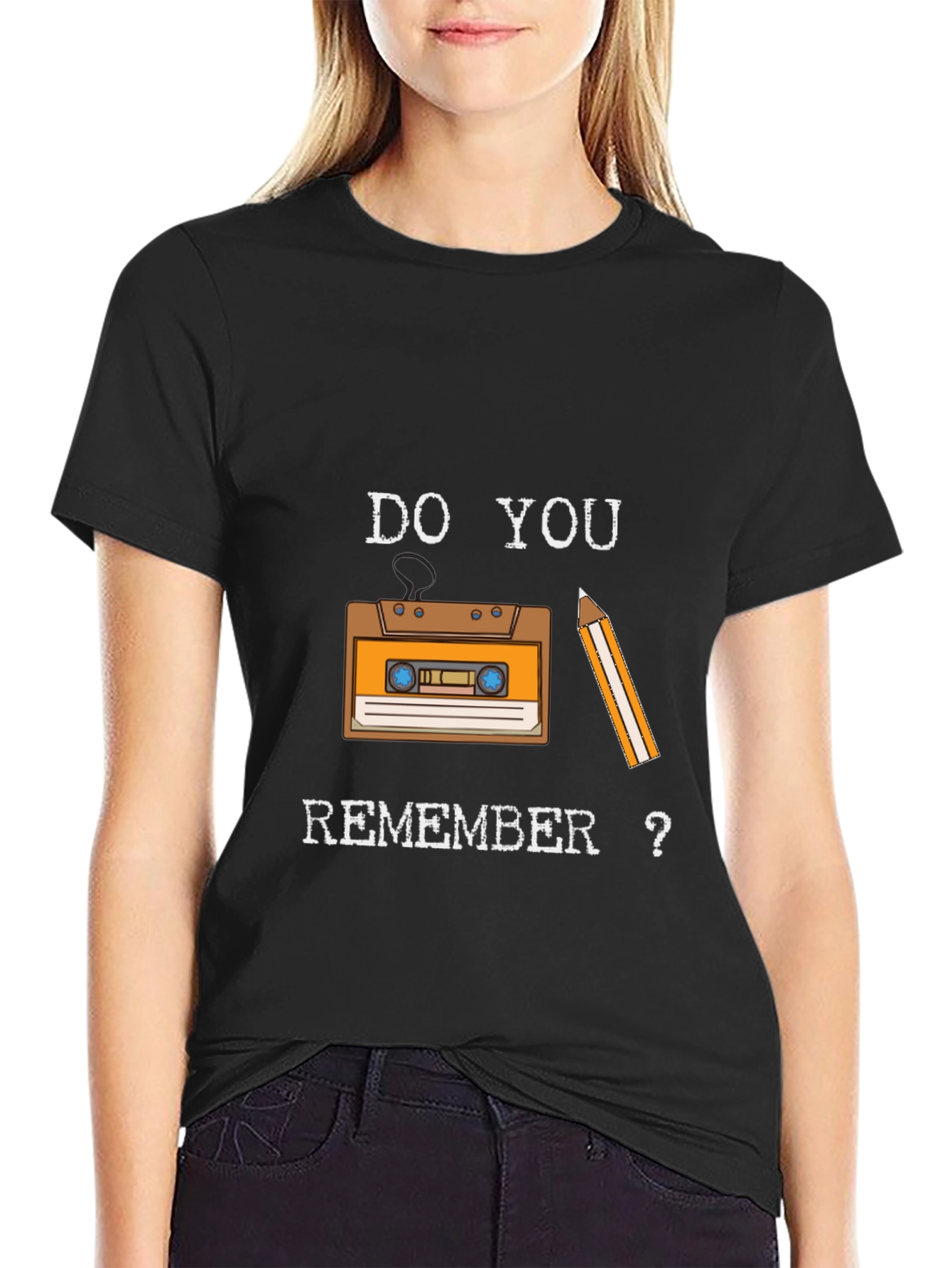 Retro Cassette Tape Graphic Tee - Do You Remember?
