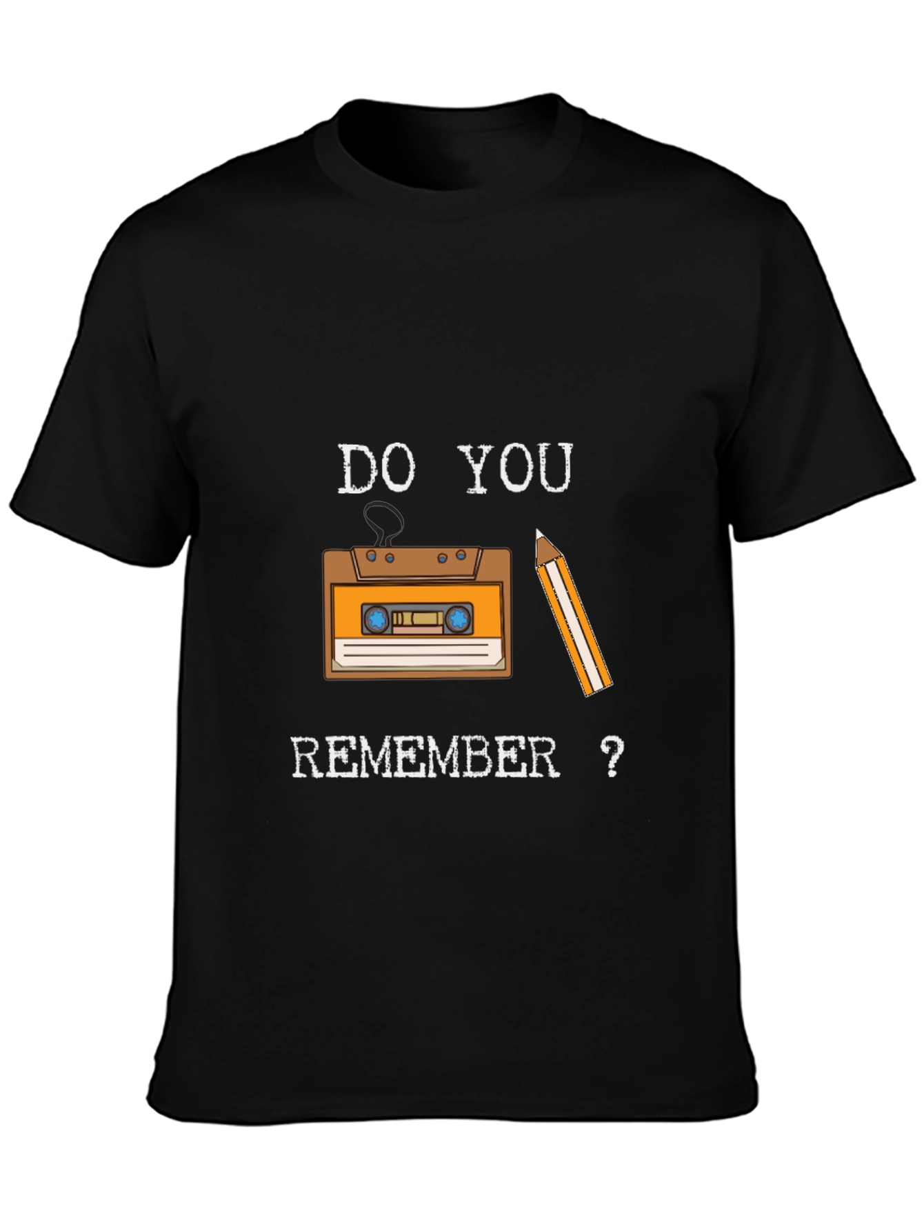Retro Cassette Tape Graphic Tee - Do You Remember?