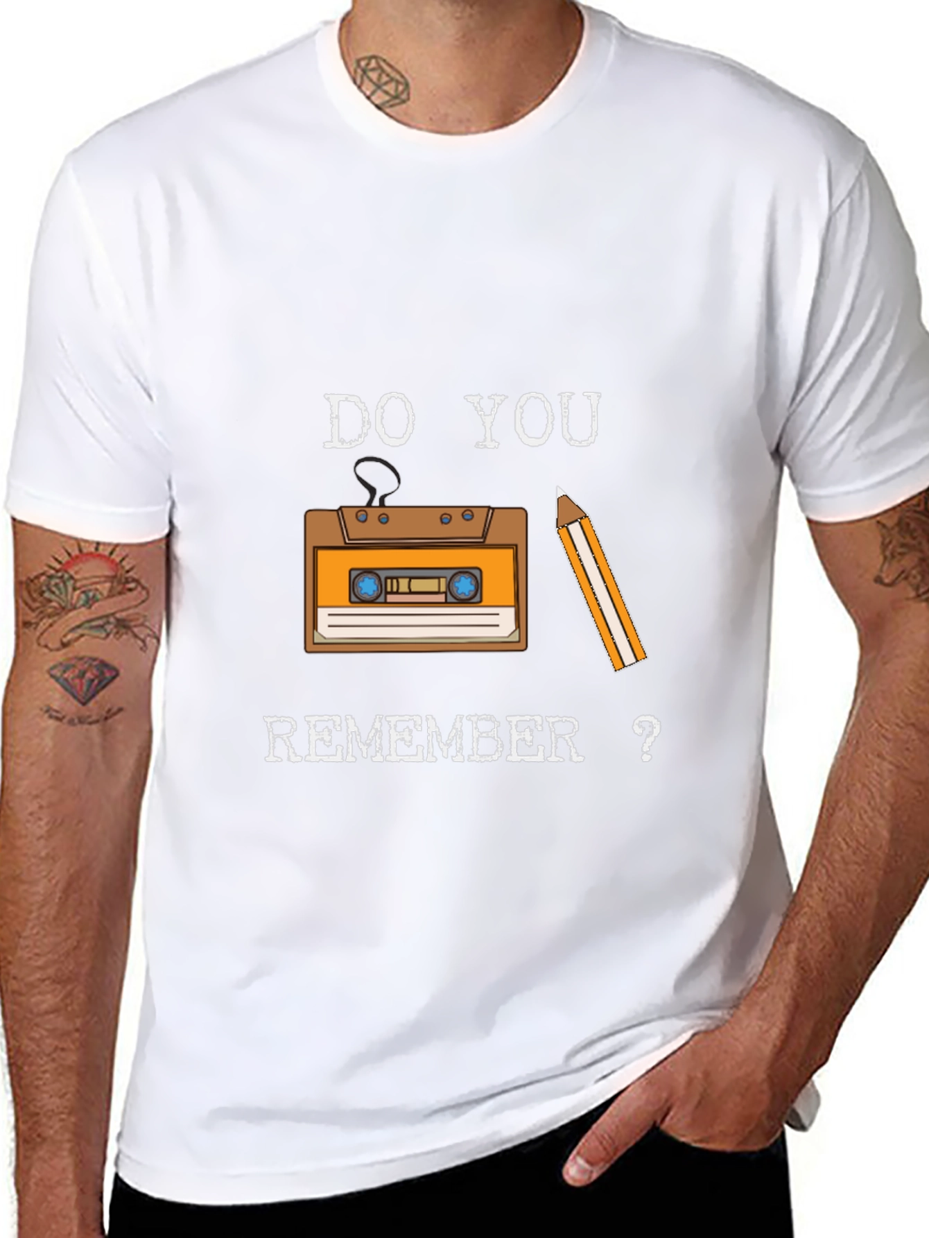 Retro Cassette Tape Graphic Tee - Do You Remember?