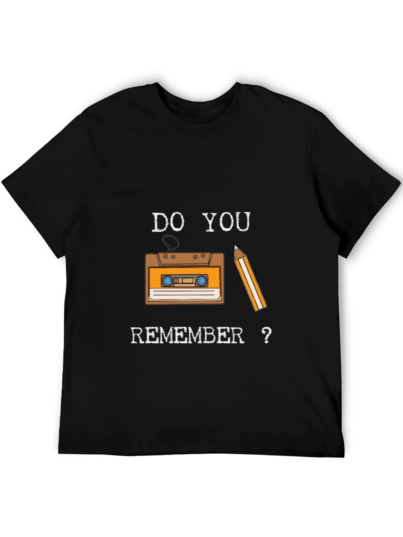 Retro Cassette Tape Graphic Tee - Do You Remember?