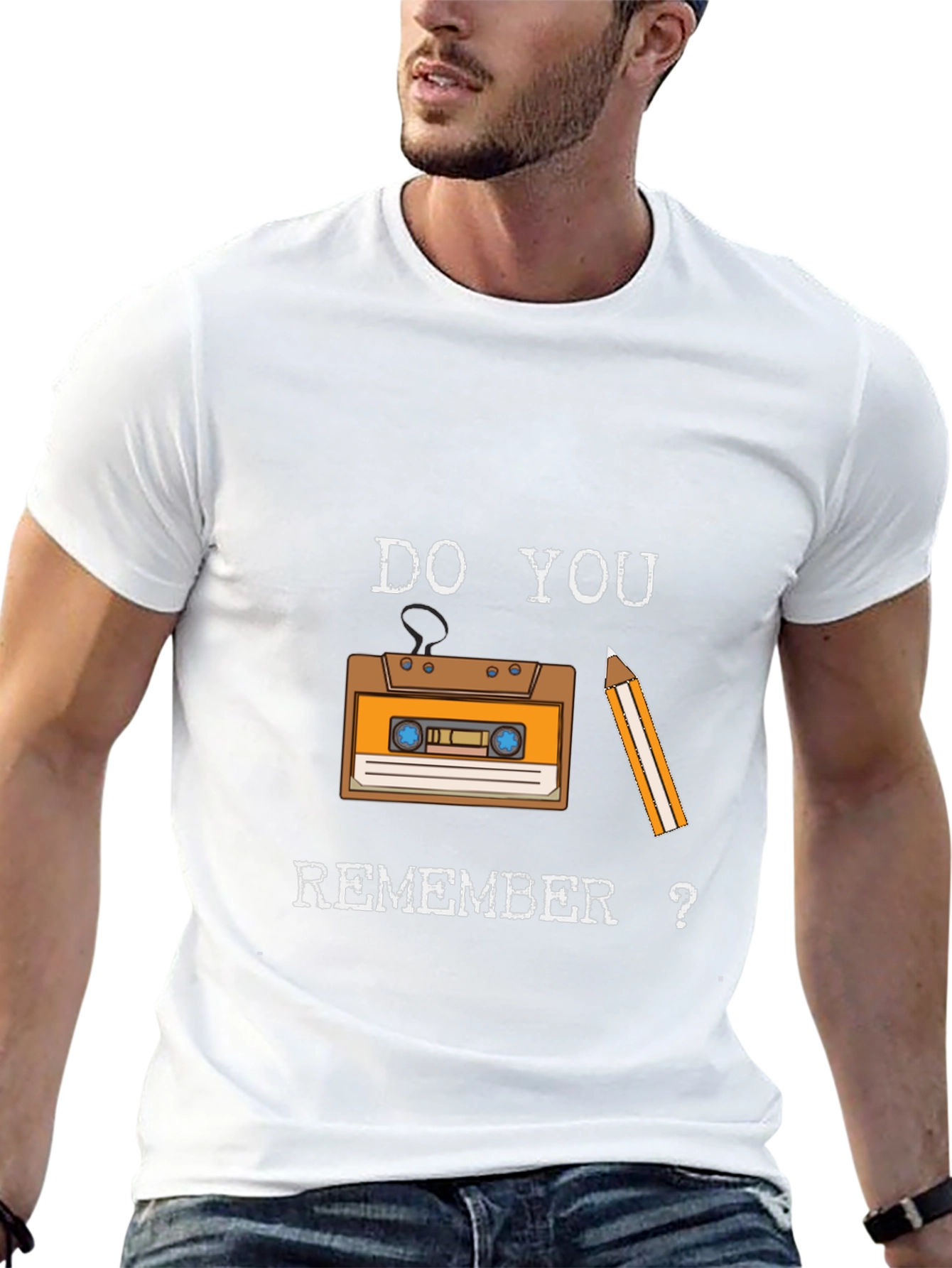 Retro Cassette Tape Graphic Tee - Do You Remember?