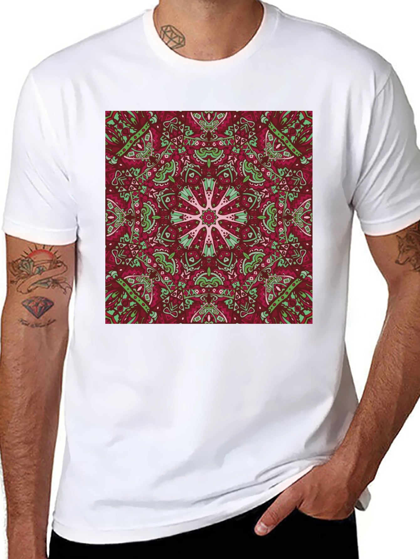 Kaleidoscope Mandala T-Shirt - Unique Graphic Tee