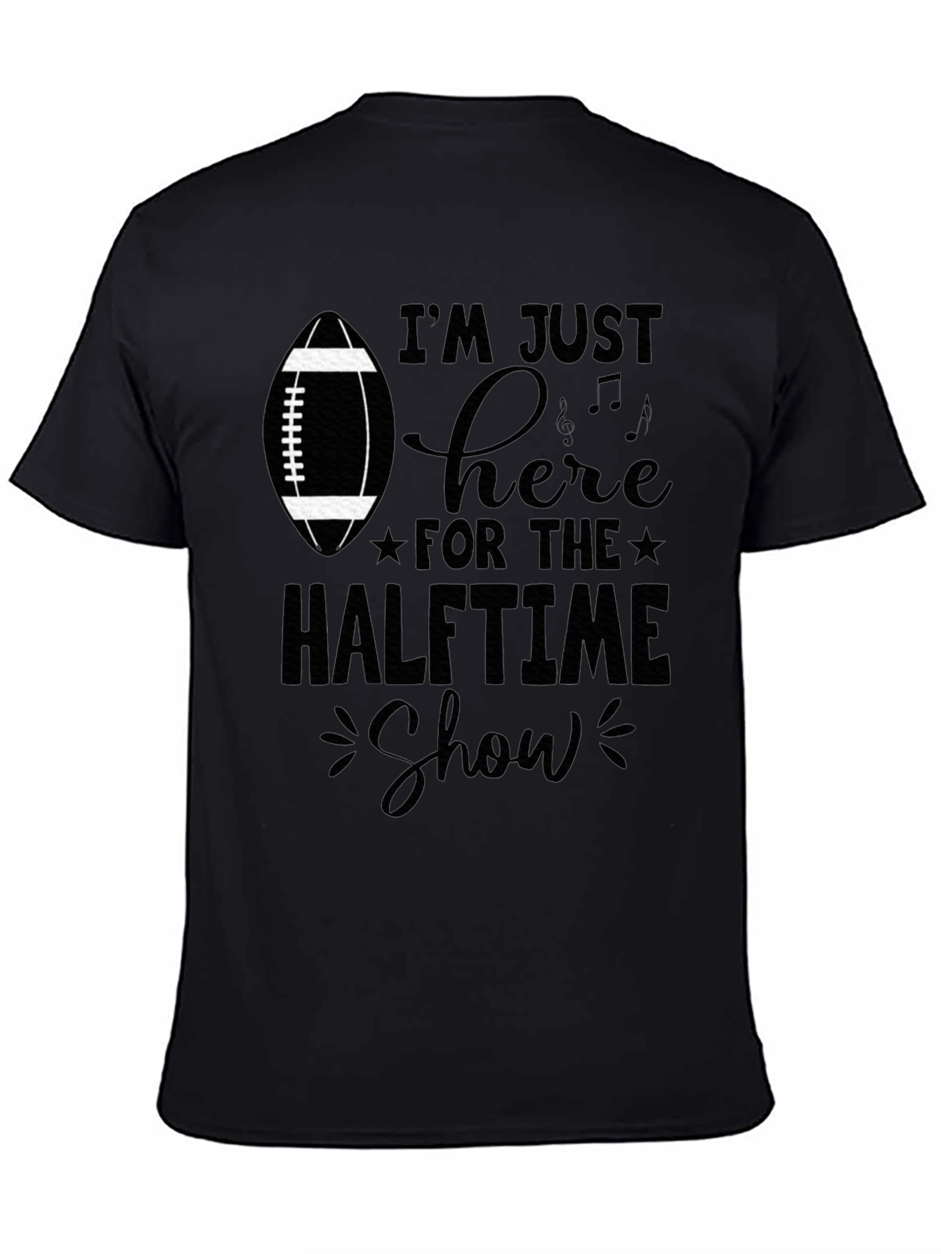 Halftime Show Football T-Shirt - Game Day Apparel