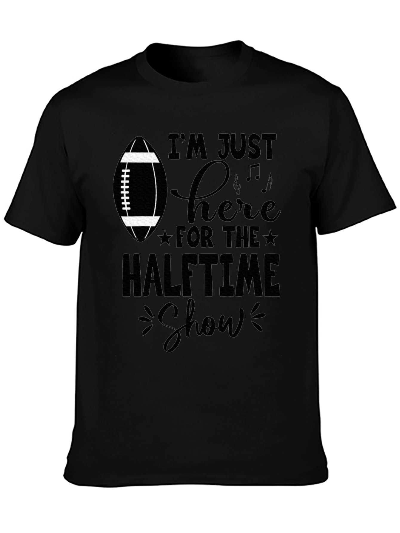 Halftime Show Football T-Shirt - Game Day Apparel