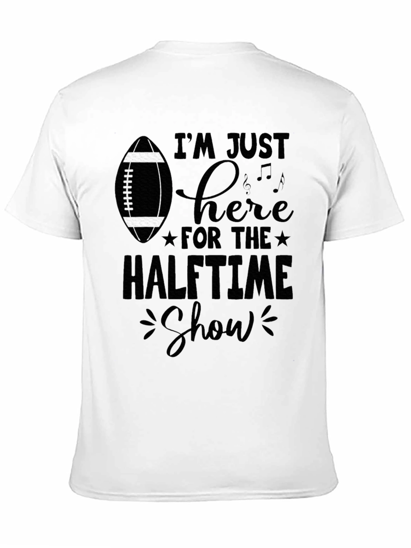 Halftime Show Football T-Shirt - Game Day Apparel