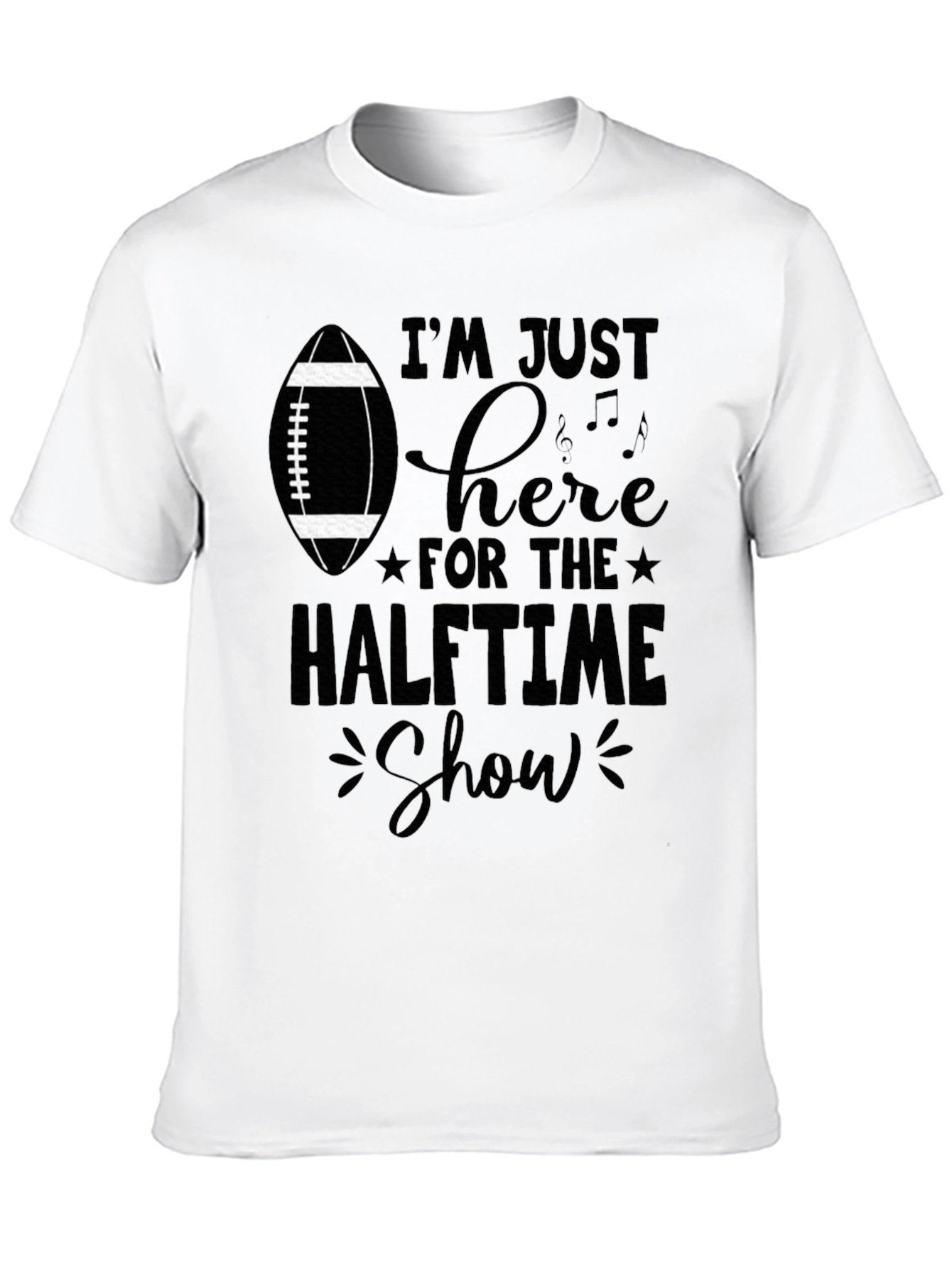 Halftime Show Football T-Shirt - Game Day Apparel