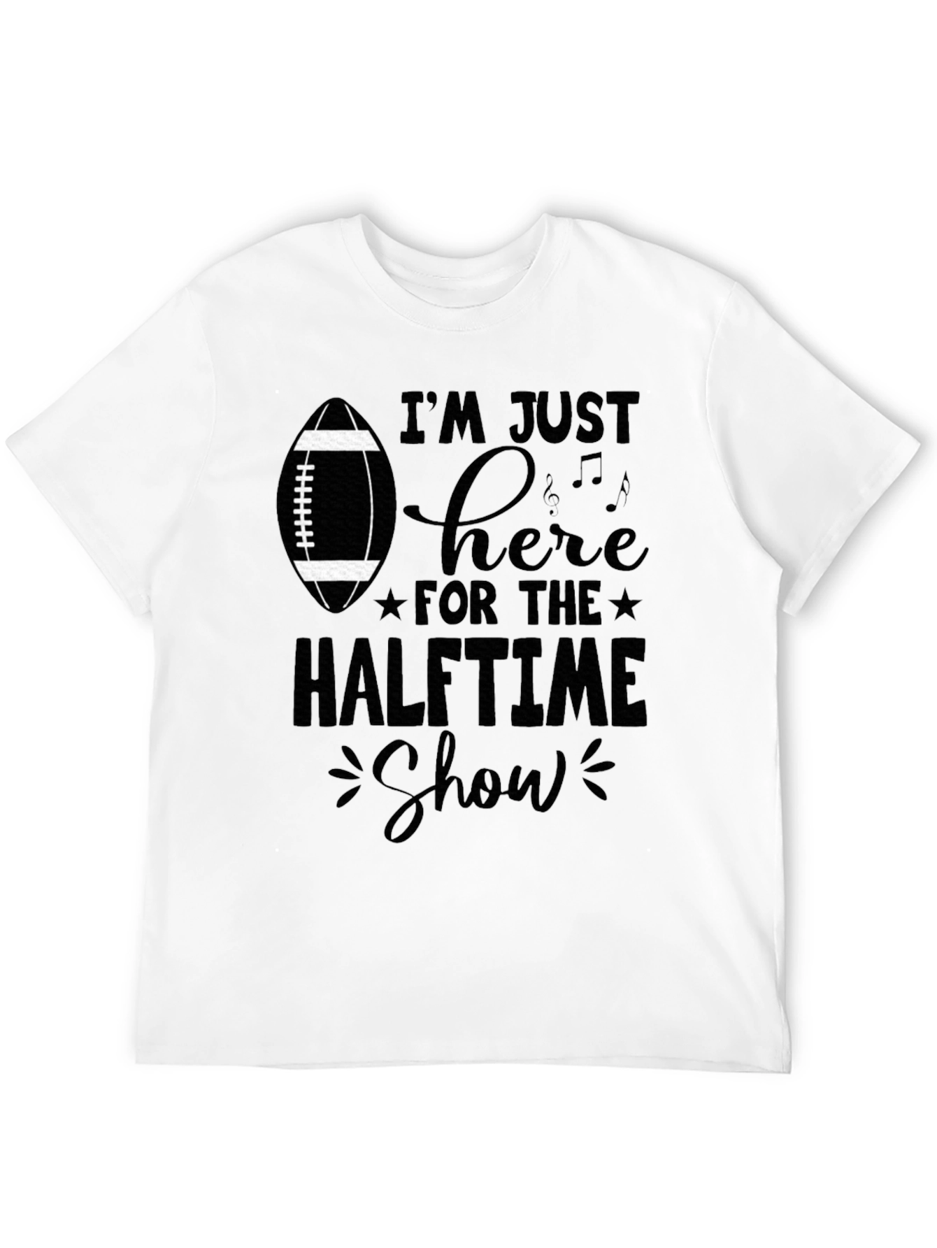 Halftime Show Football T-Shirt - Game Day Apparel