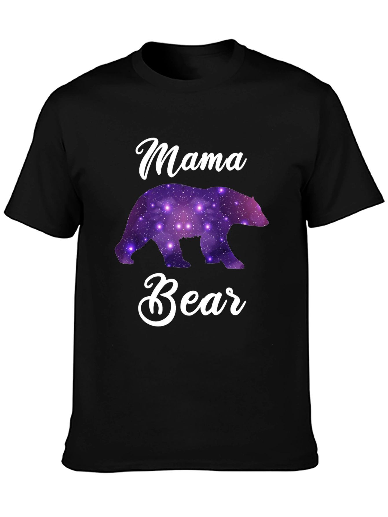 Mama Bear Galaxy Print T-Shirt - Unisex
