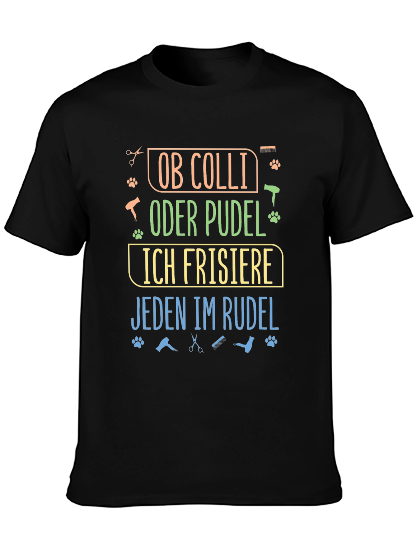 Dog Groomer T-Shirt - Ob Colli Oder Pudel