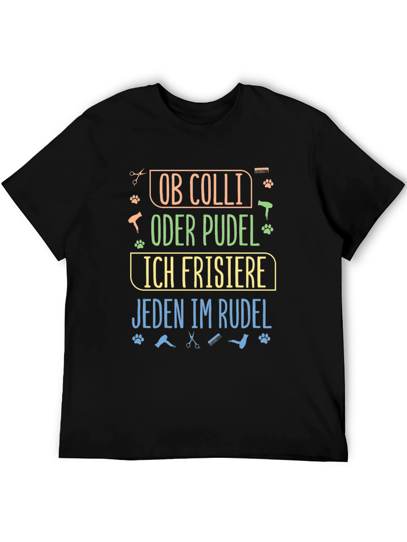 Dog Groomer T-Shirt - Ob Colli Oder Pudel