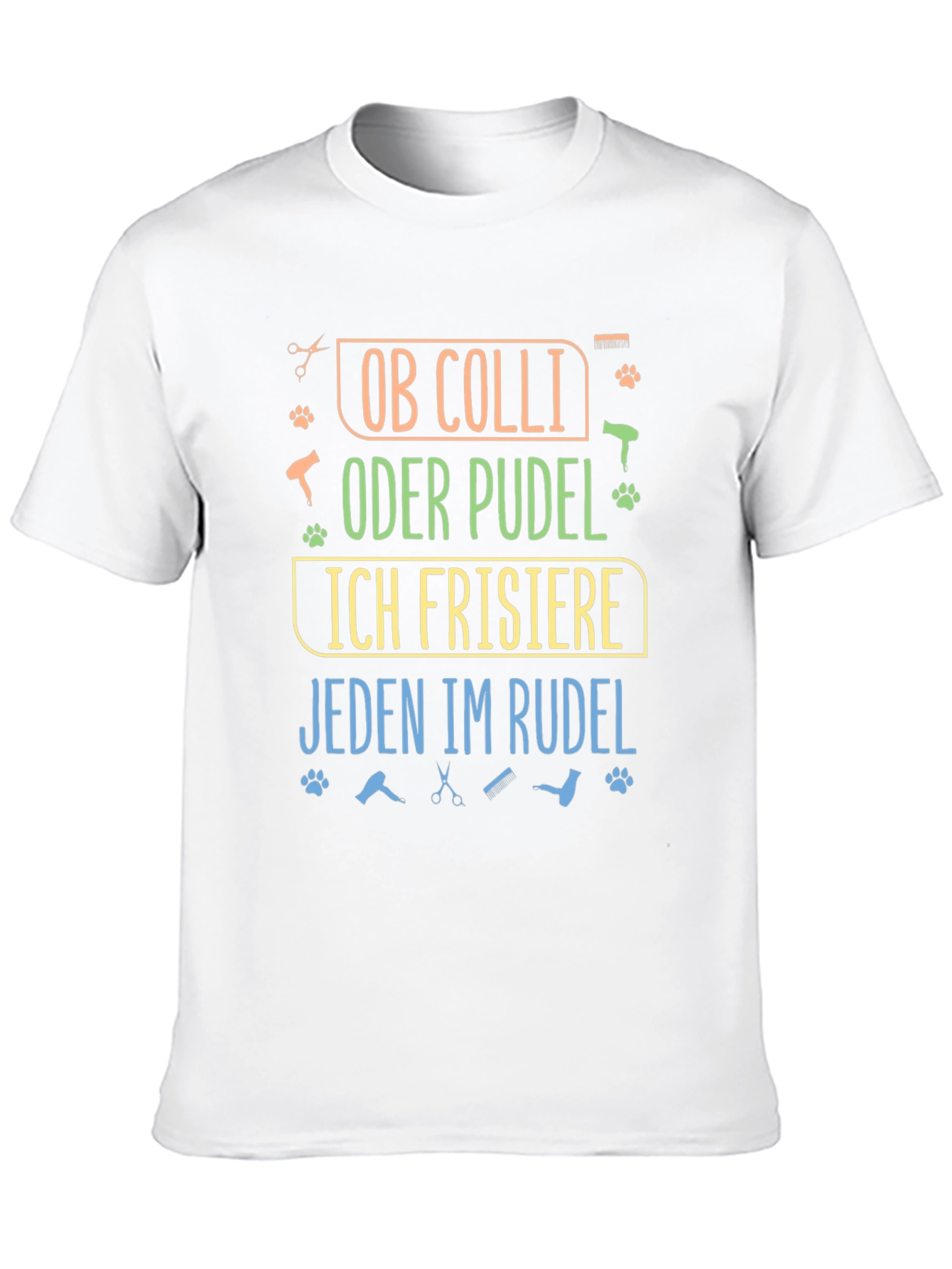 Dog Groomer T-Shirt - Ob Colli Oder Pudel
