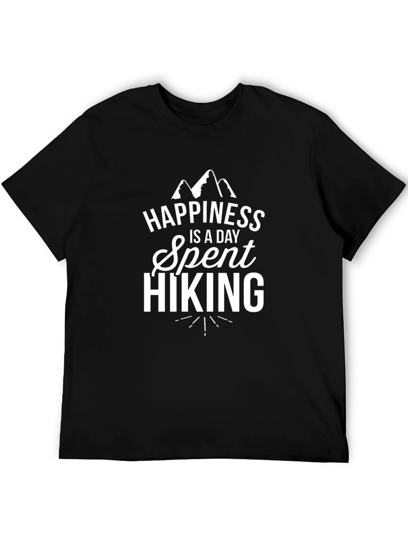 Happiness is a Day Spent Hiking Graphic Tee