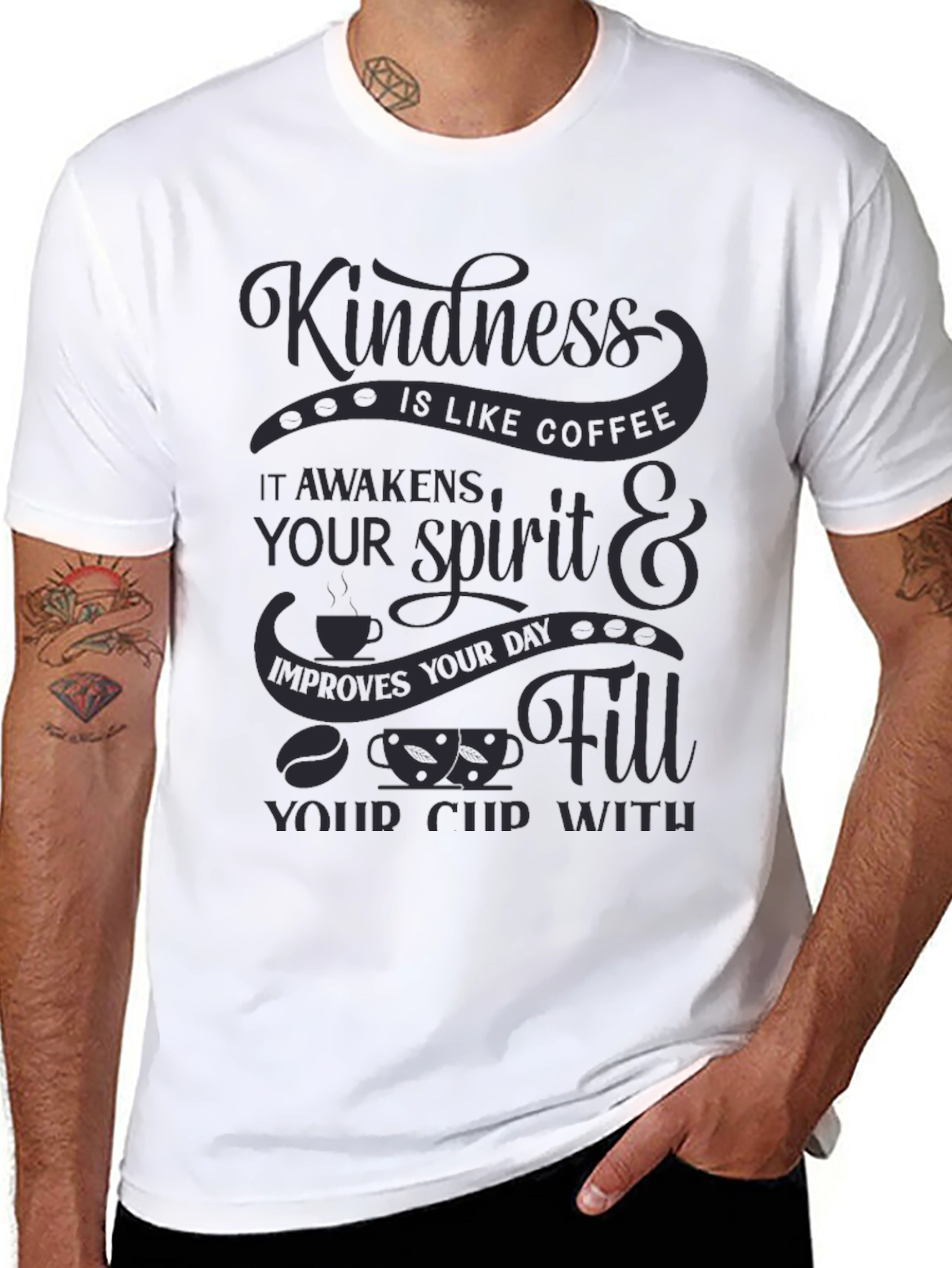 Kindness is Like Coffee Graphic Tee