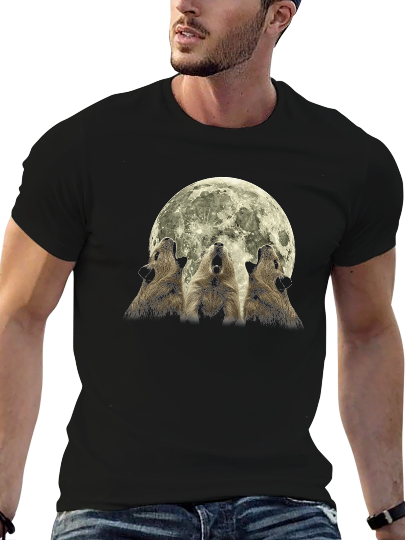 Three Wolf Moon Graphic Tee