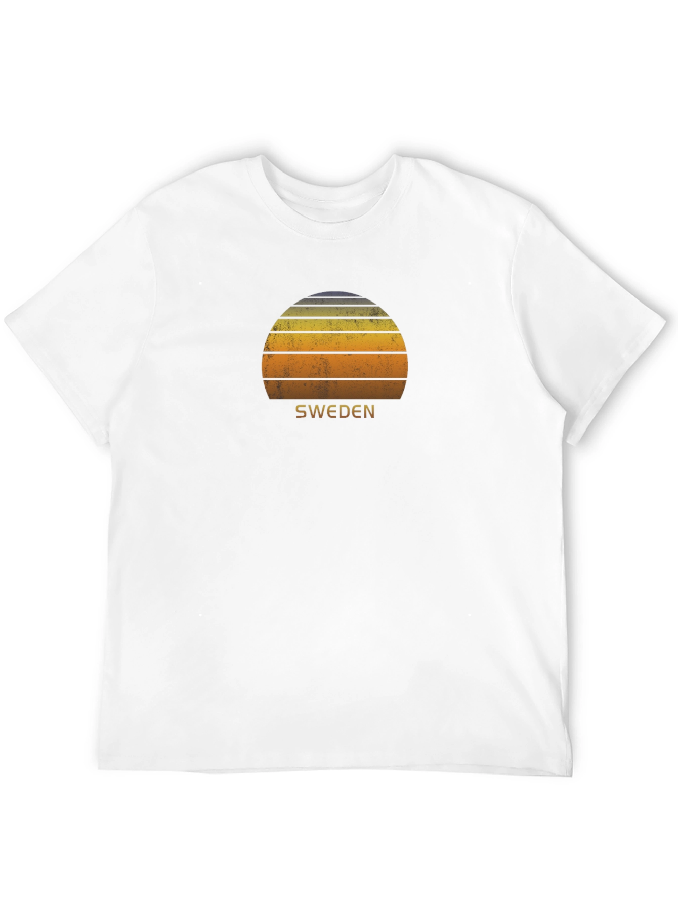 Sweden Sunset Graphic Tee - Retro Style