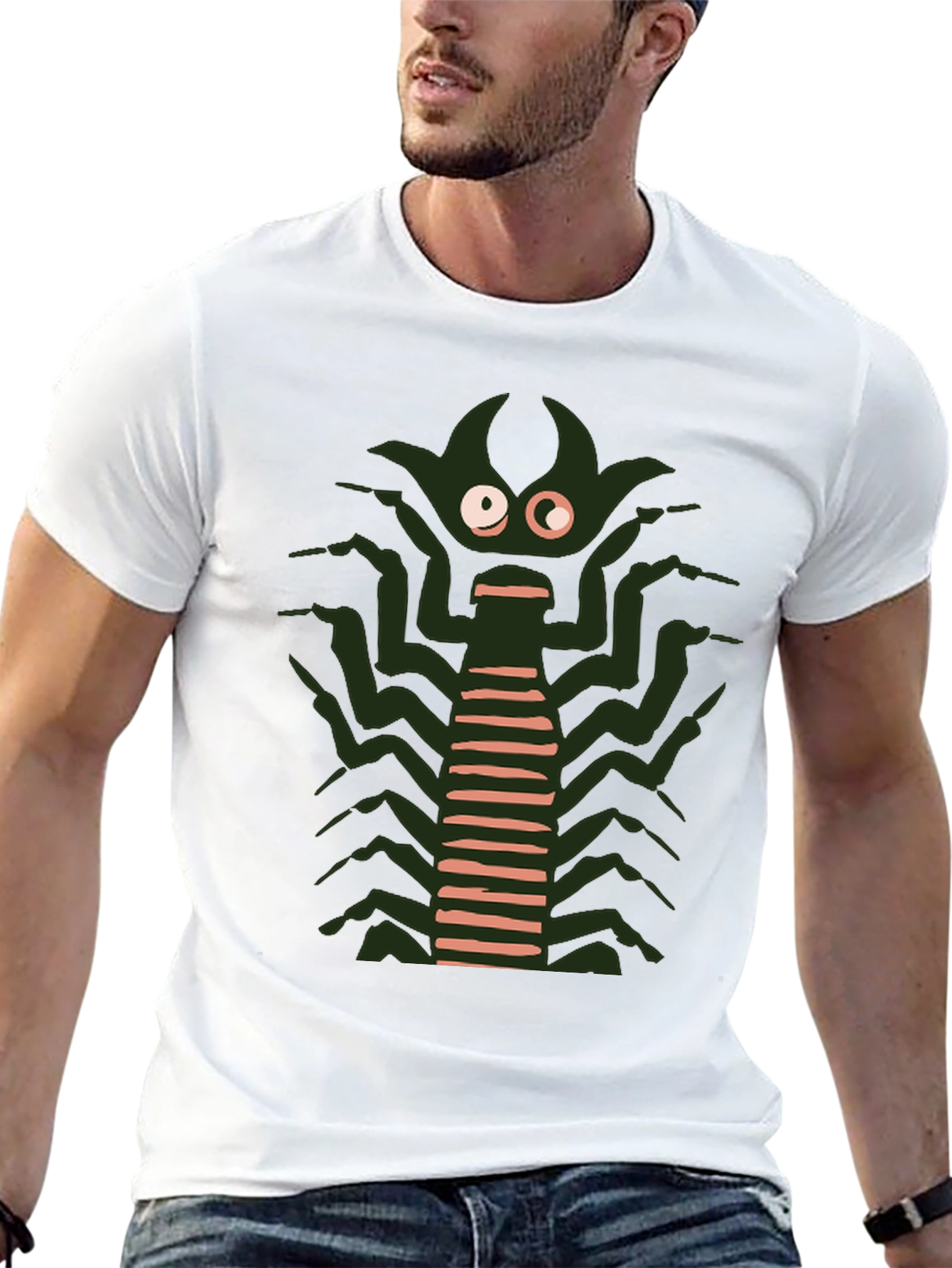 Monster Graphic Tee - Black