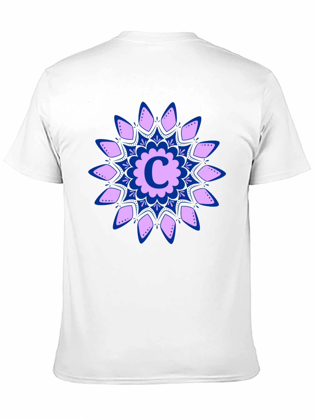 Floral C Initial T-Shirt