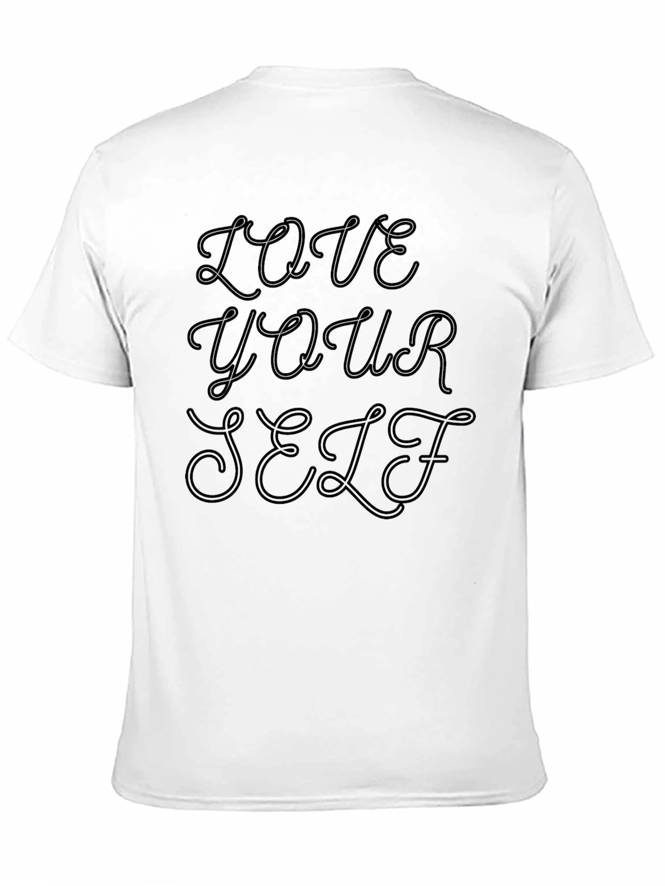 Love Yourself Black Graphic Tee
