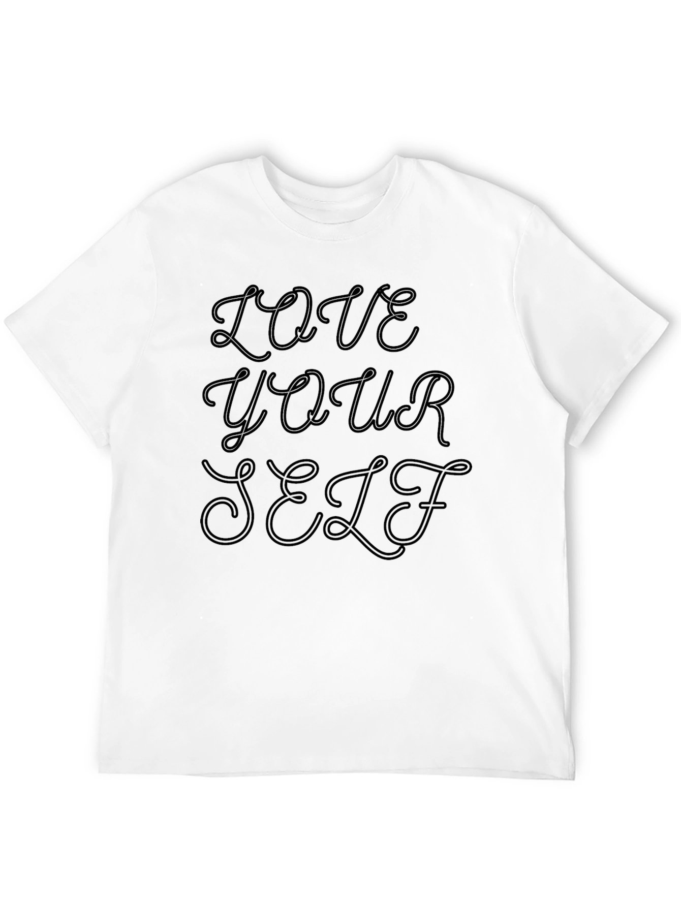 Love Yourself Black Graphic Tee