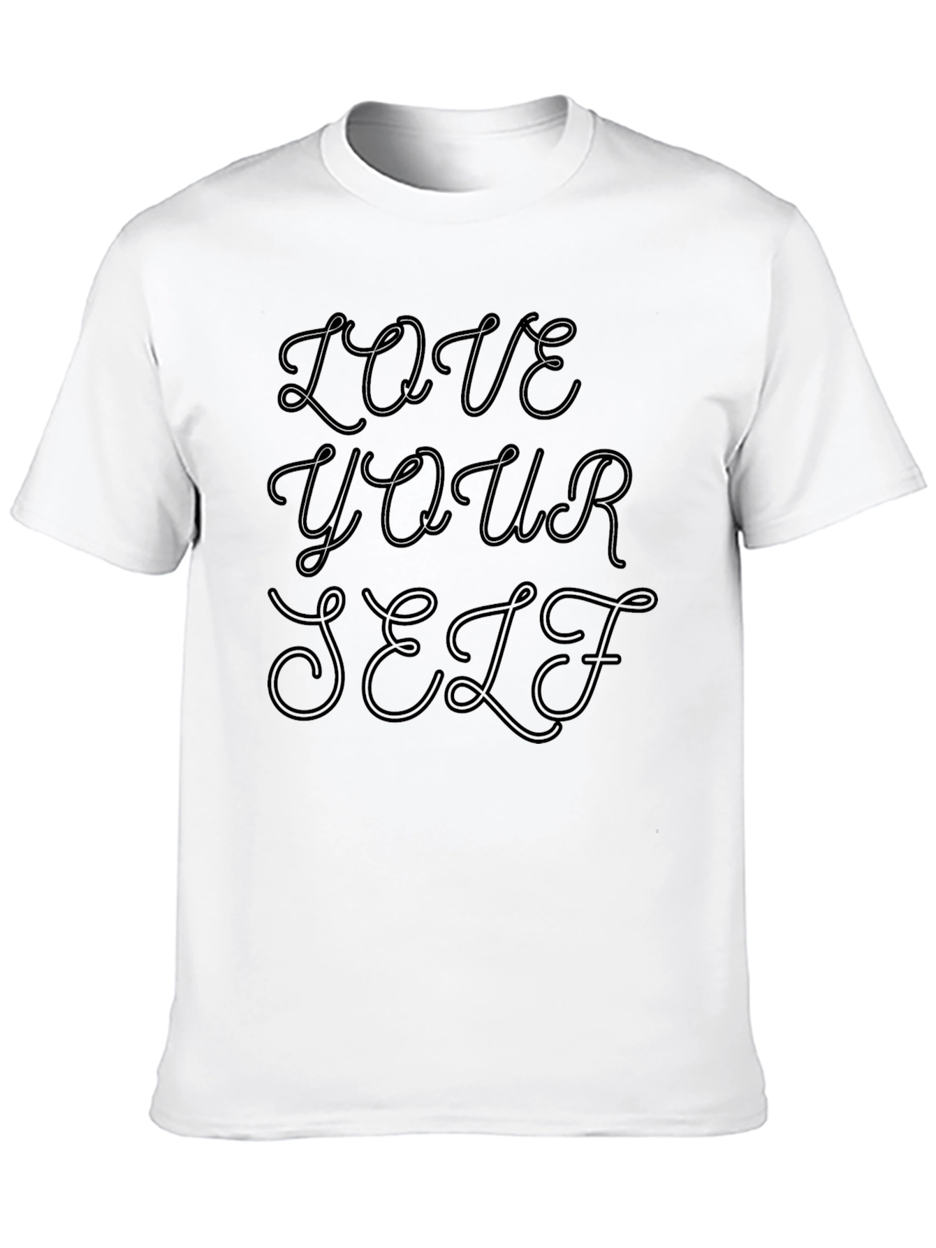 Love Yourself Black Graphic Tee