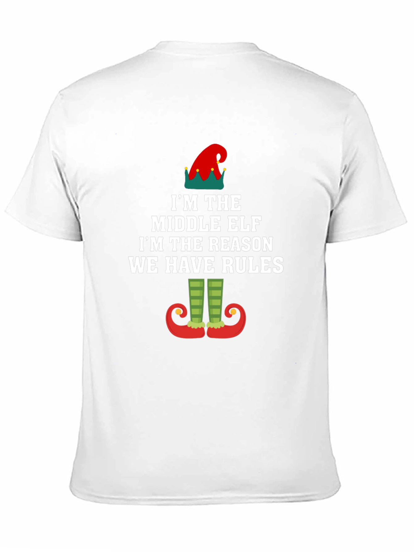Middle Elf Rules T-Shirt - Funny Holiday Apparel