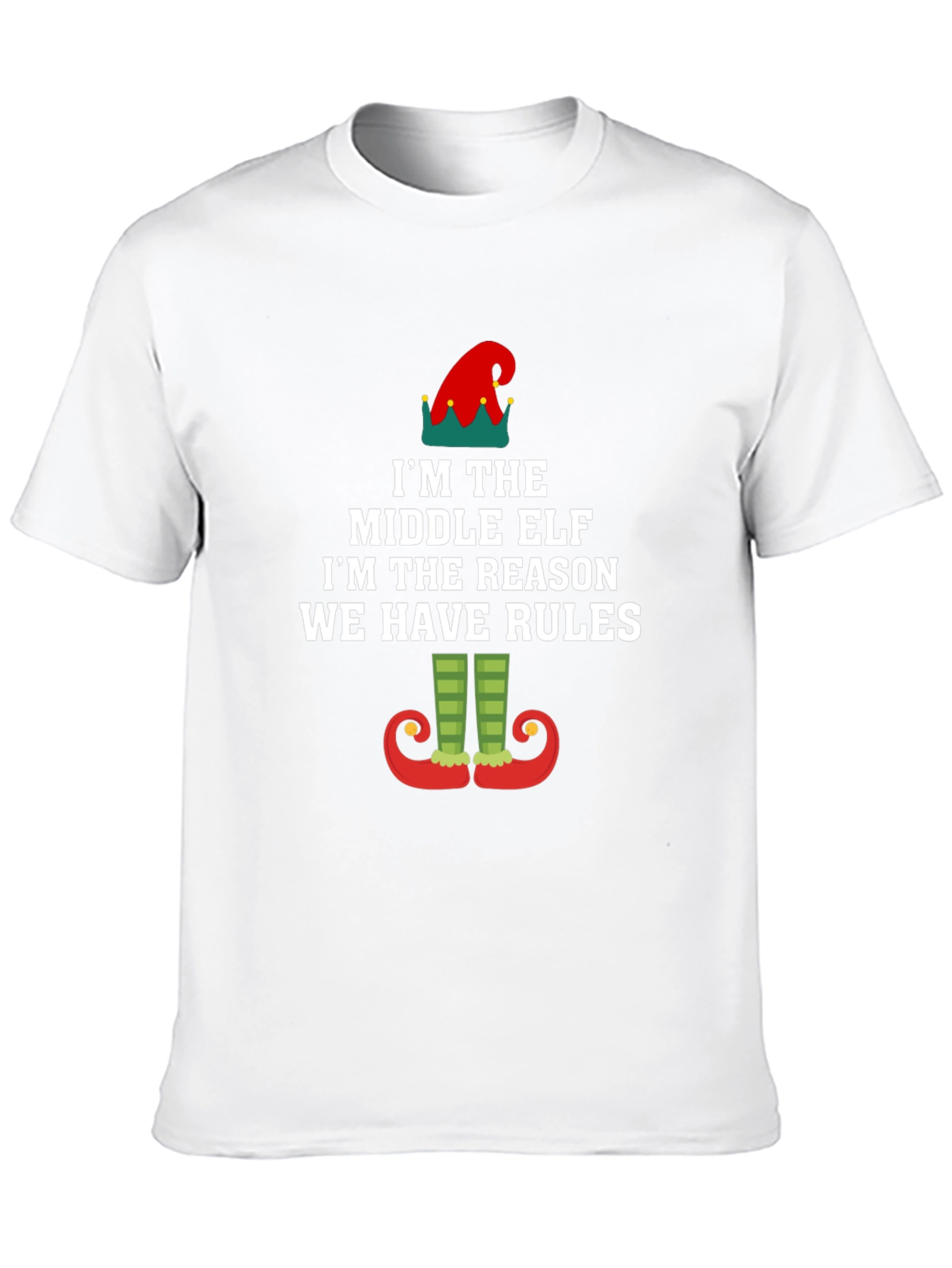 Middle Elf Rules T-Shirt - Funny Holiday Apparel