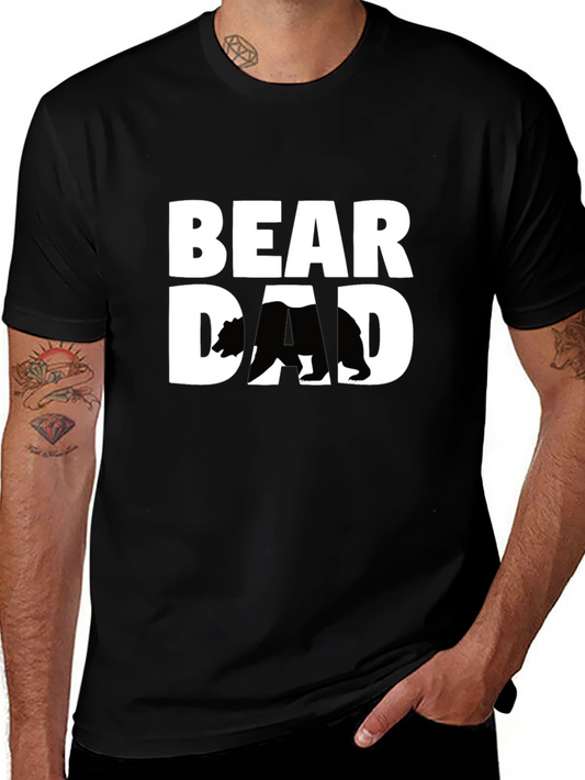 Bear Dad Graphic T-Shirt - Fathers Day Gift