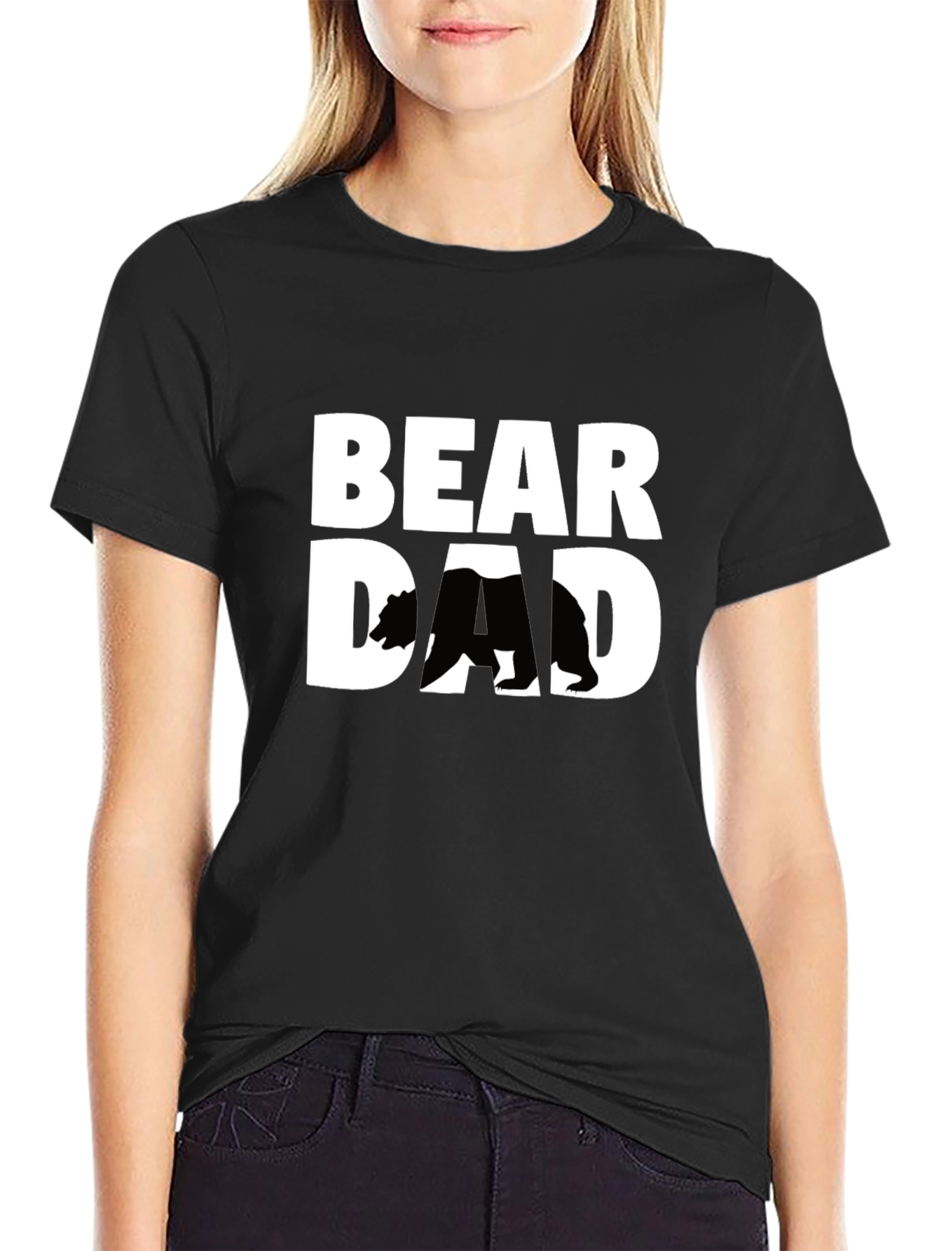 Bear Dad Graphic T-Shirt - Fathers Day Gift