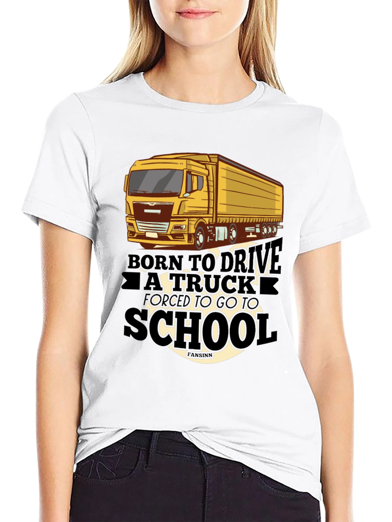 Born to Drive Truck T-Shirt - Black