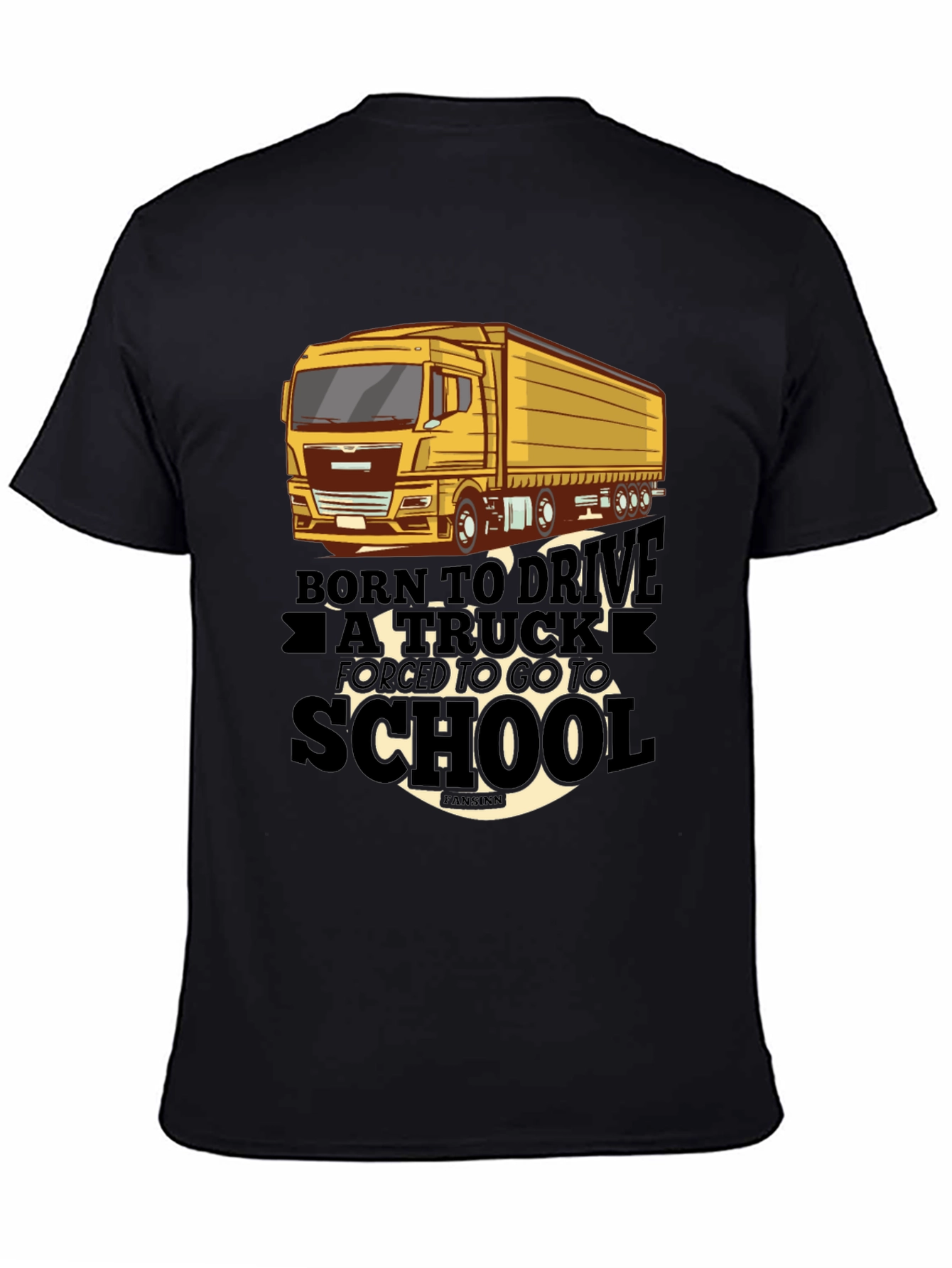 Born to Drive Truck T-Shirt - Black