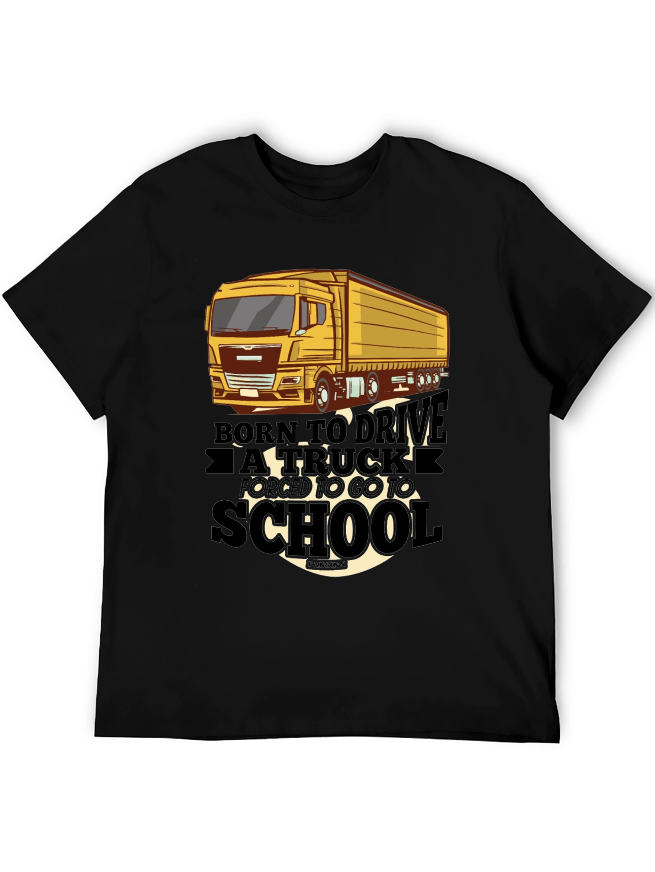 Born to Drive Truck T-Shirt - Black