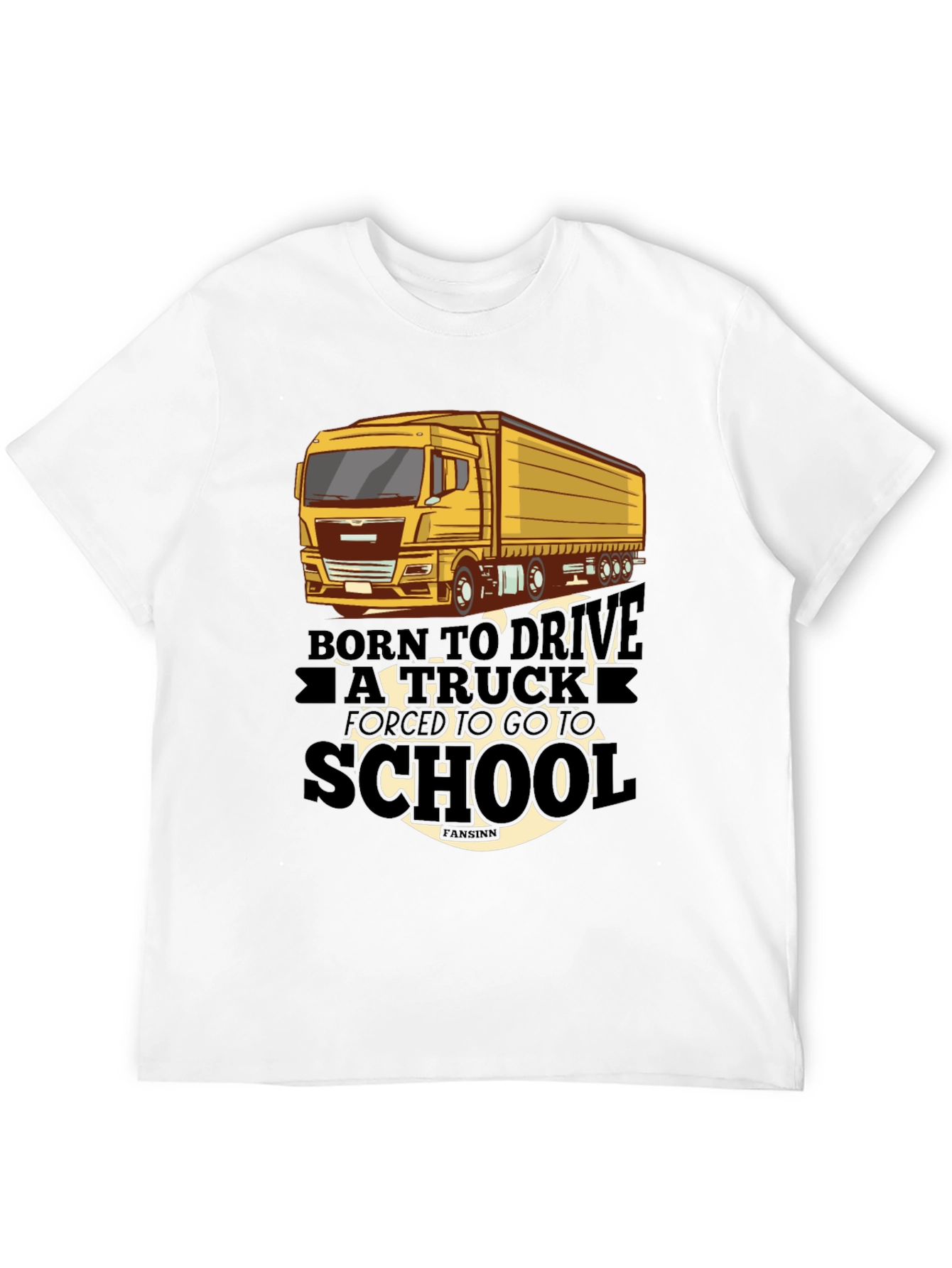 Born to Drive Truck T-Shirt - Black