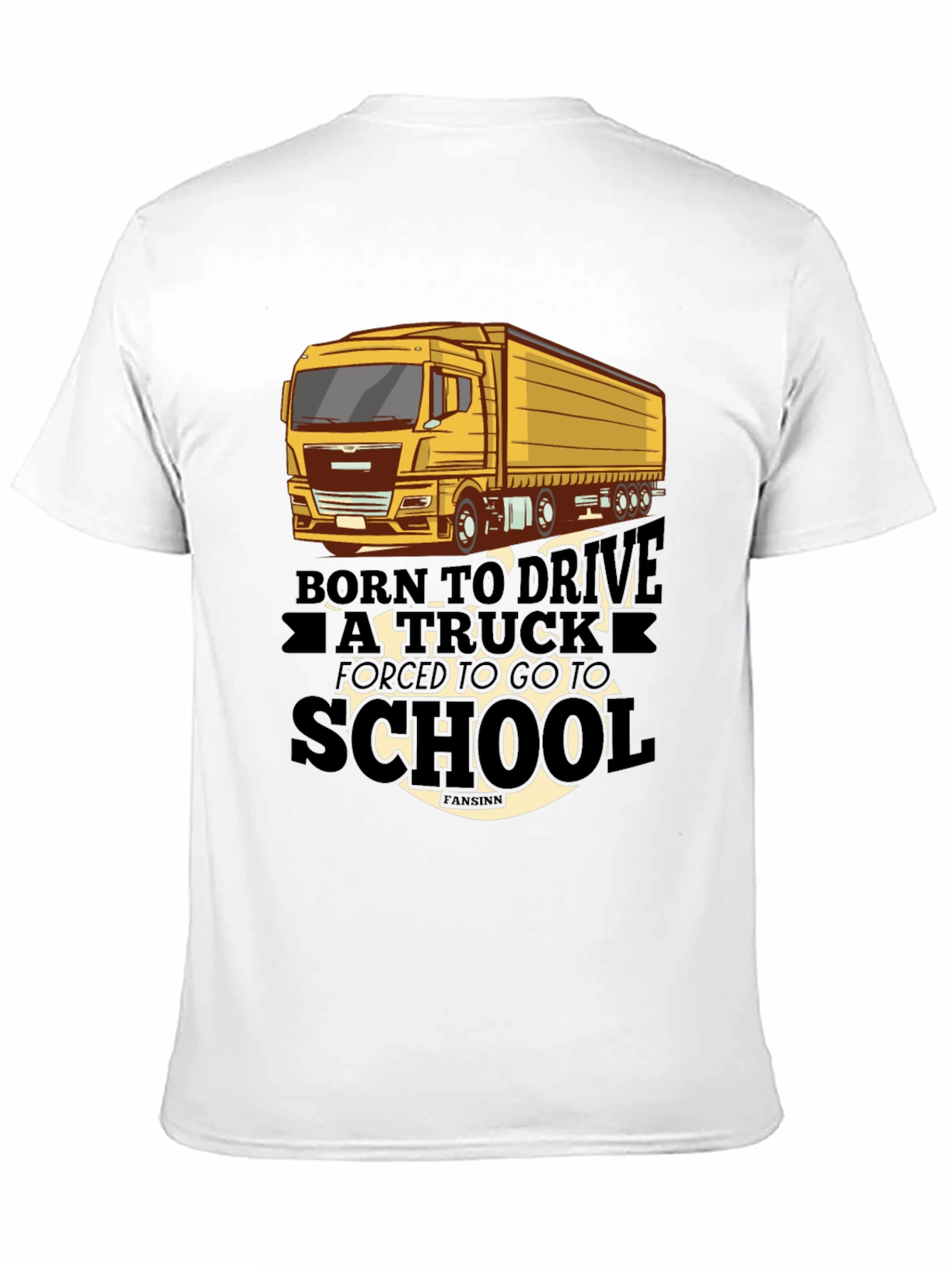Born to Drive Truck T-Shirt - Black