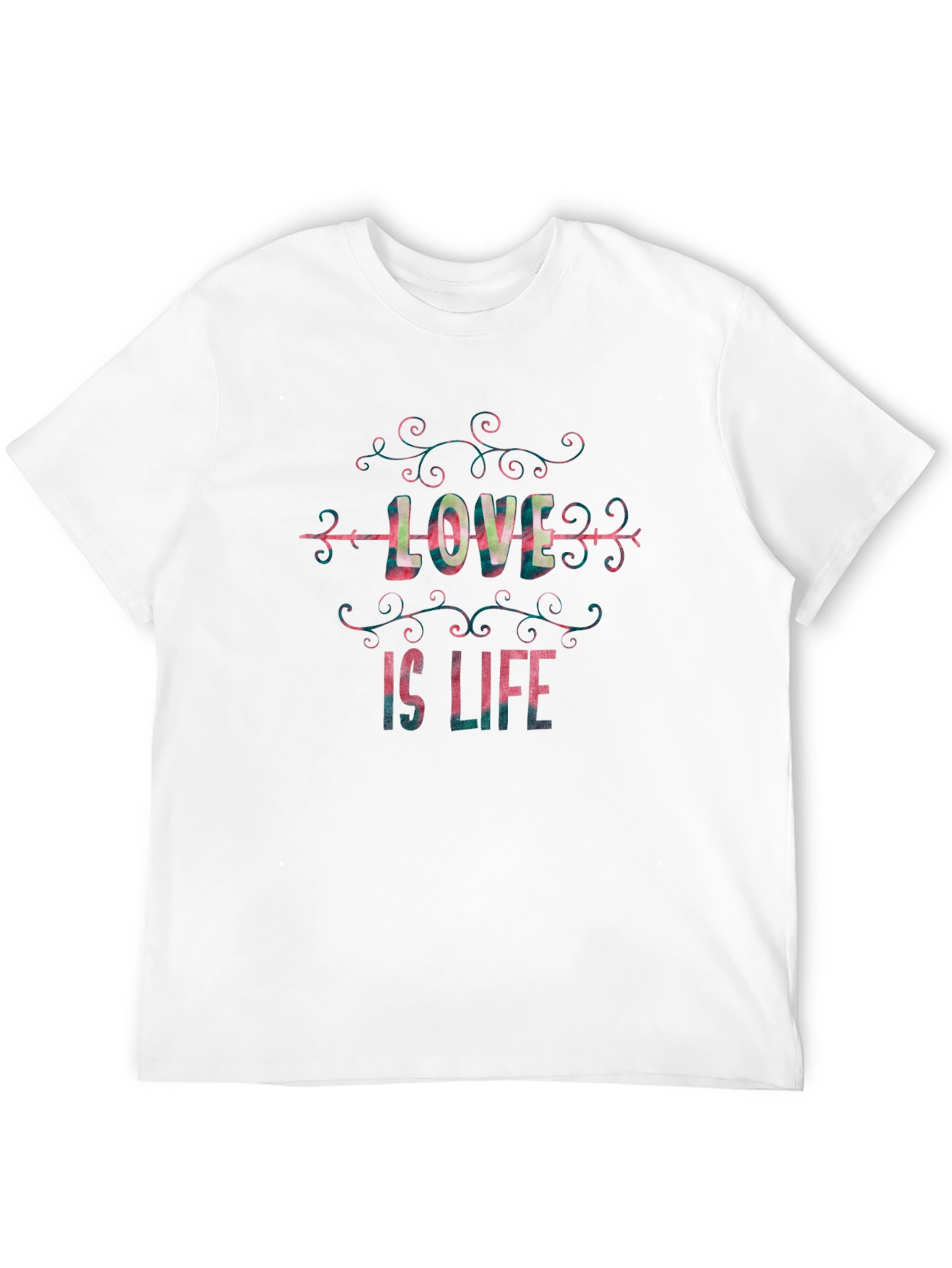 Love is Life Graphic T-Shirt - Stylish Black Tee