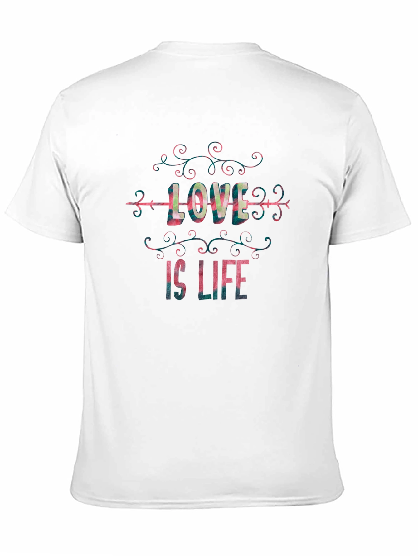 Love is Life Graphic T-Shirt - Stylish Black Tee