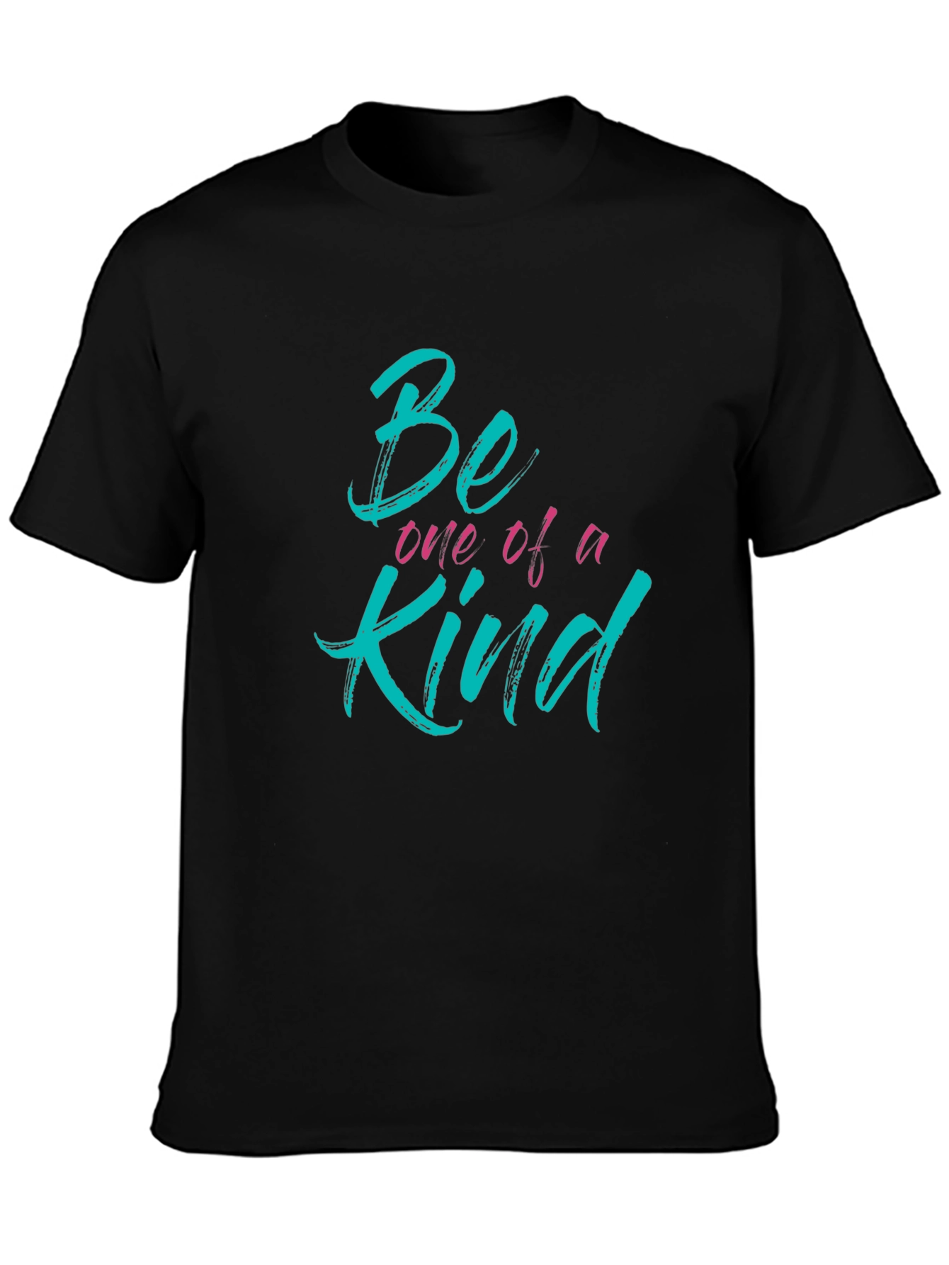 Be One of a Kind Graphic Black T-Shirt