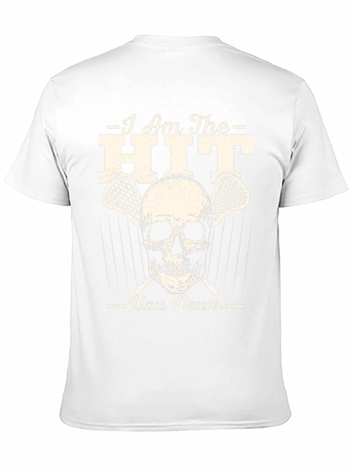 Lacrosse Skull Graphic T-Shirt