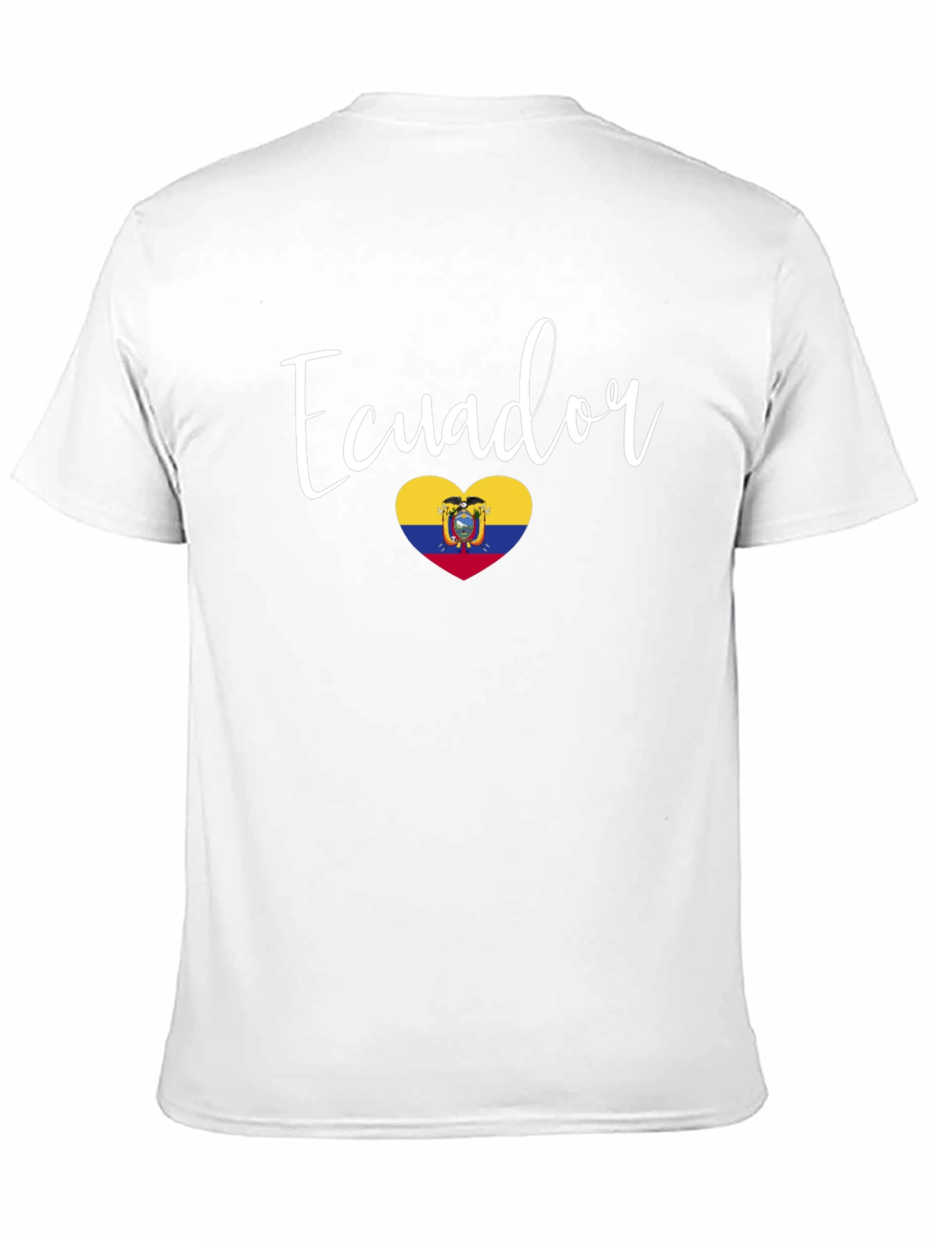 Ecuador Heart Flag Graphic Tee - Stylish Pride!