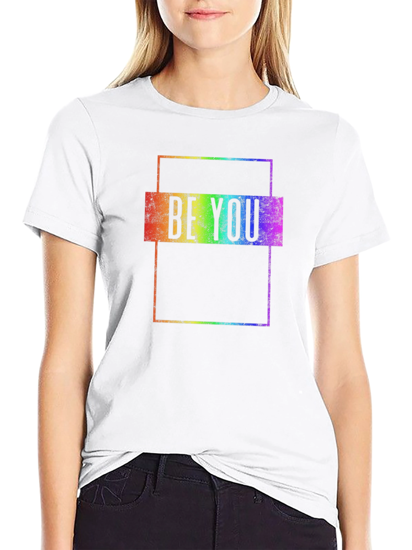 Be You Rainbow Graphic Tee - Unisex