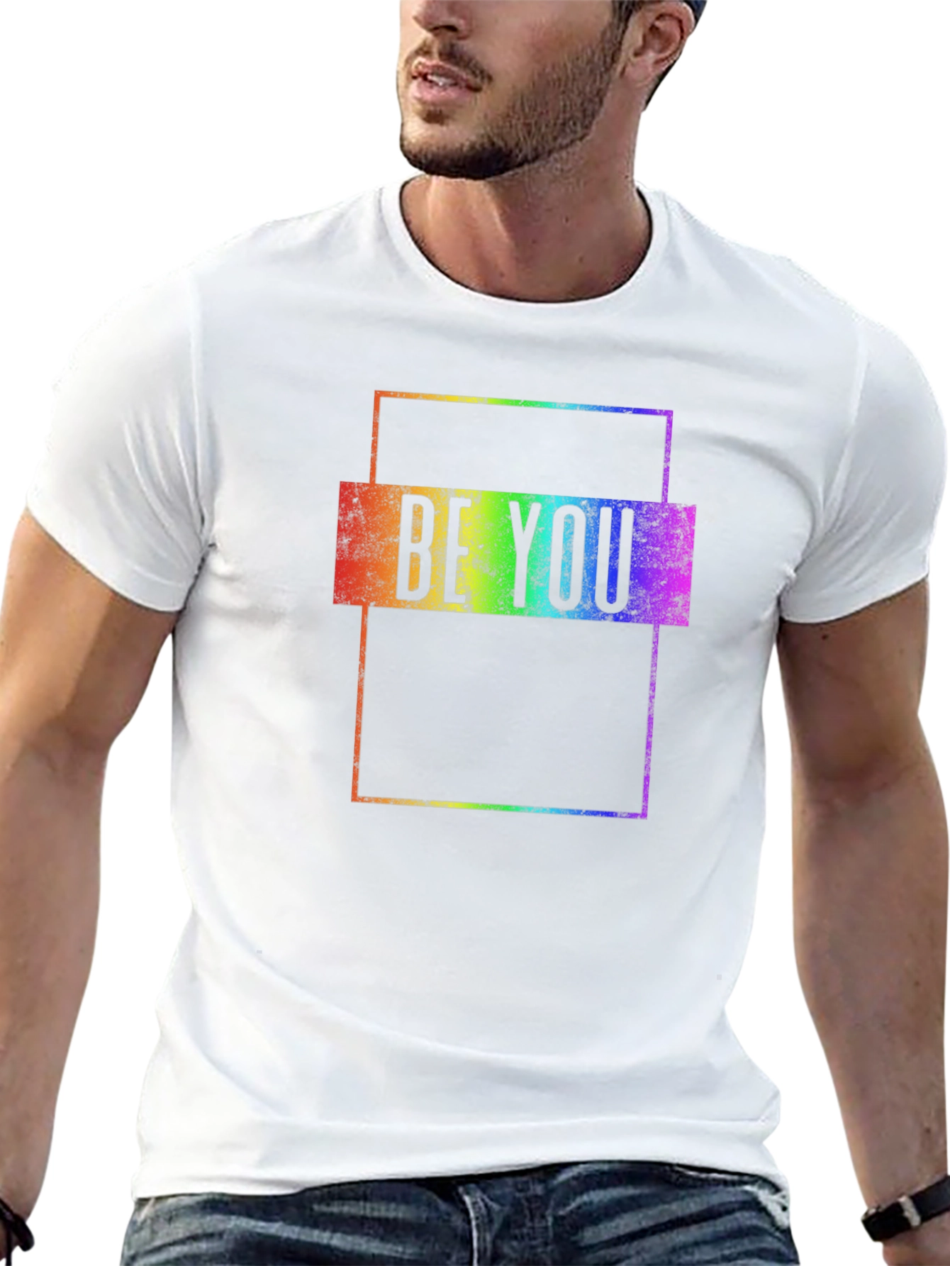 Be You Rainbow Graphic Tee - Unisex