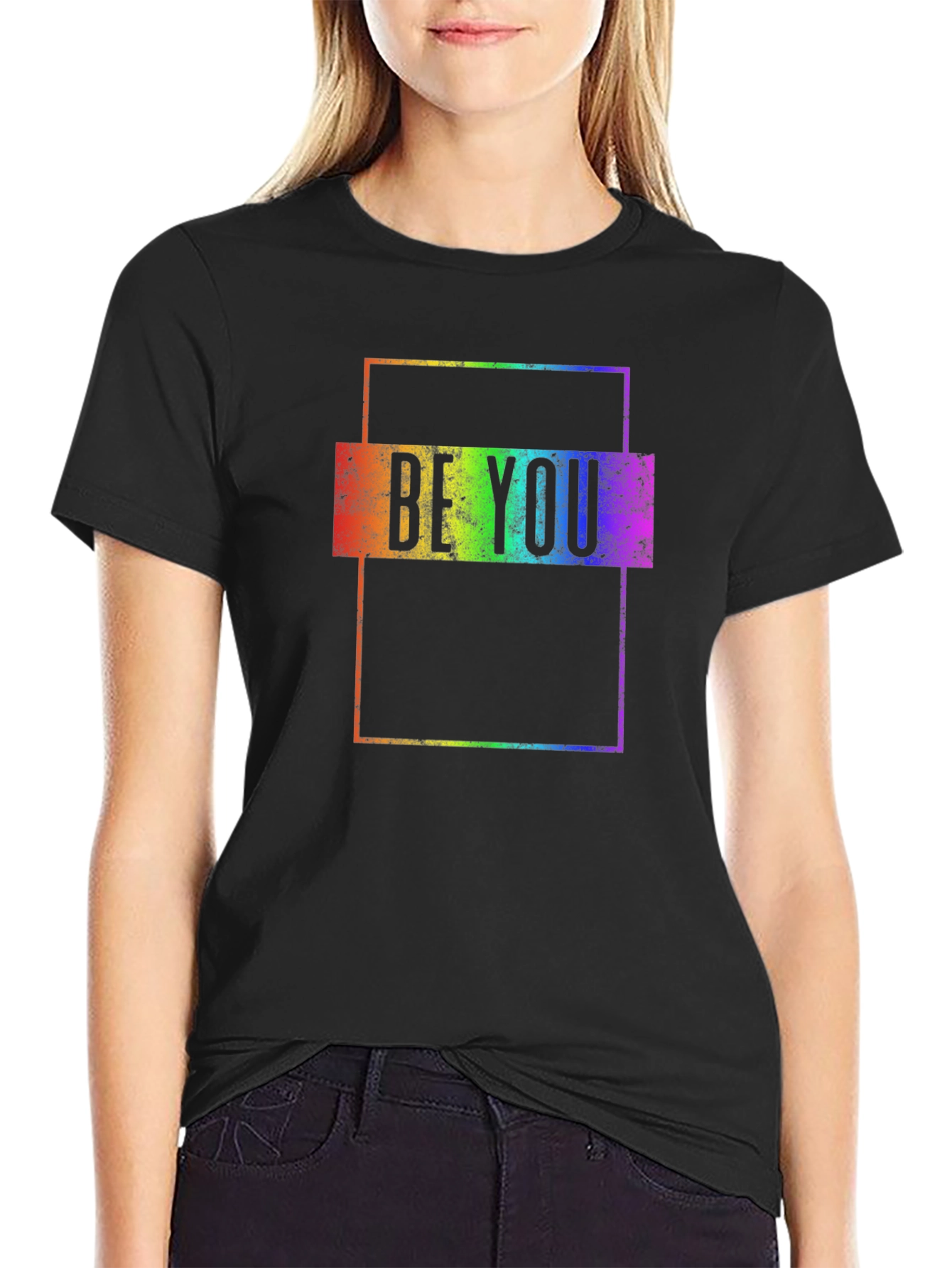 Be You Rainbow Graphic Tee - Unisex