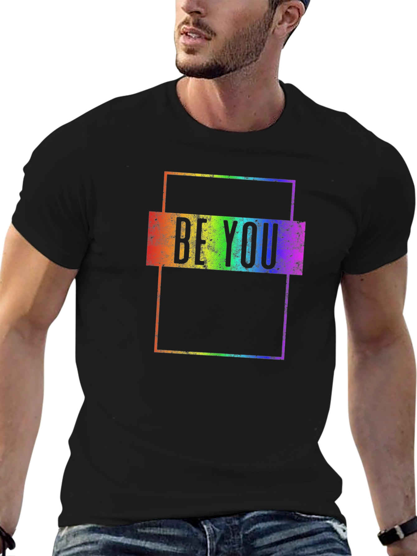 Be You Rainbow Graphic Tee - Unisex