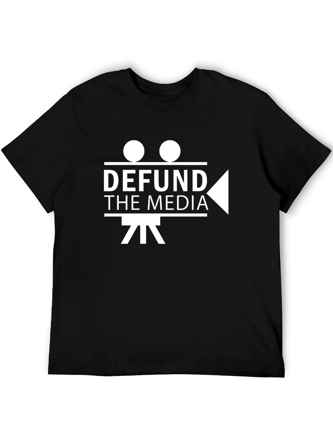 Defund The Media Graphic Tee