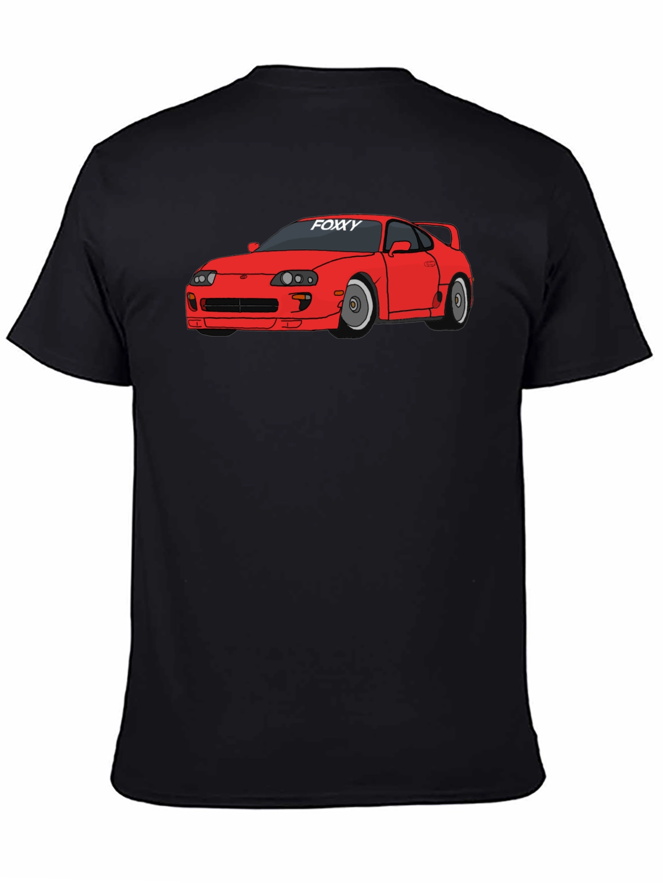 Foxy Car Graphic Tee -  Modern Style