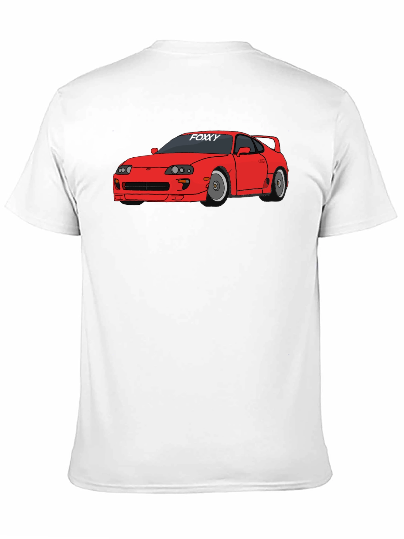 Foxy Car Graphic Tee -  Modern Style
