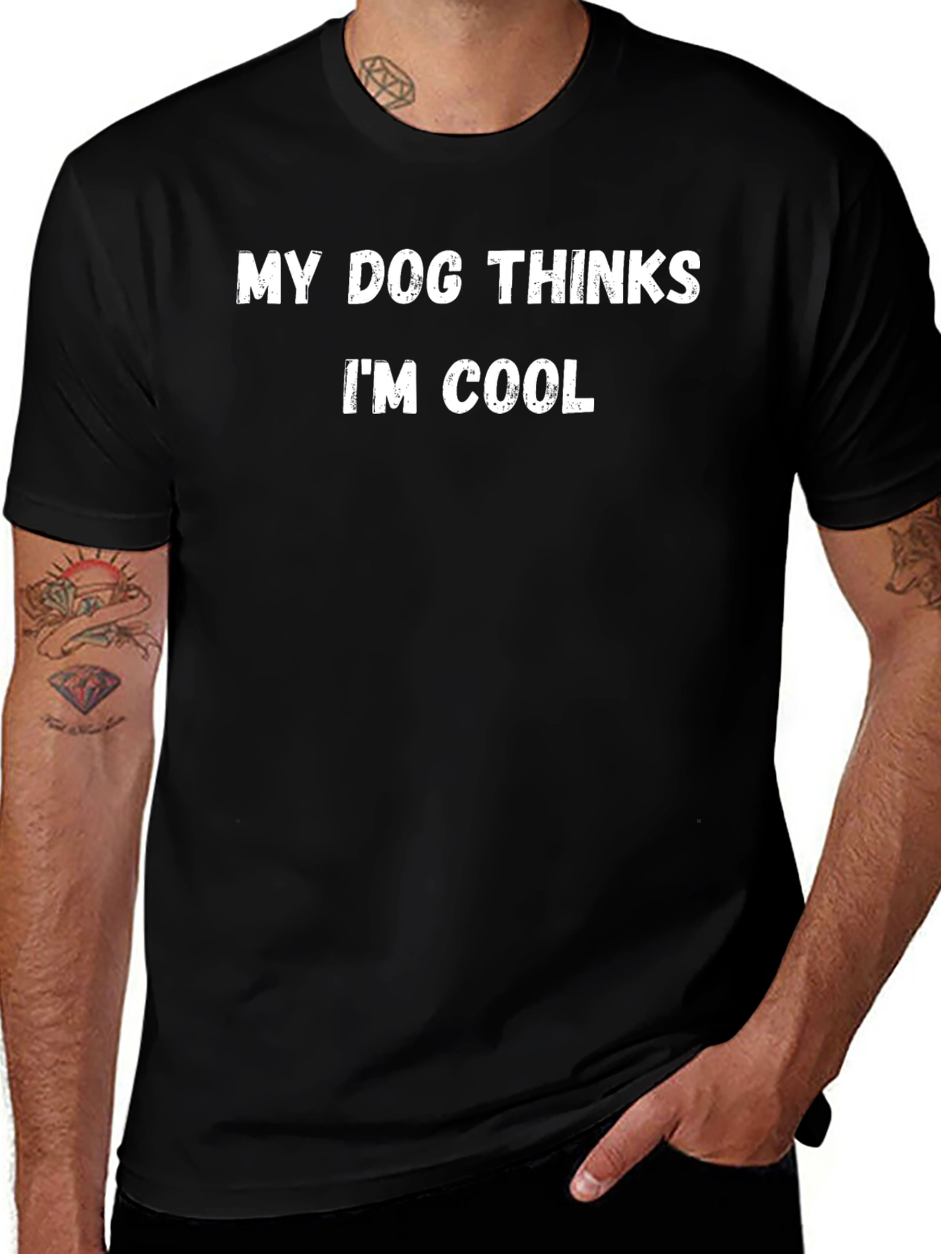 My Dog Thinks Im Cool Graphic Tee