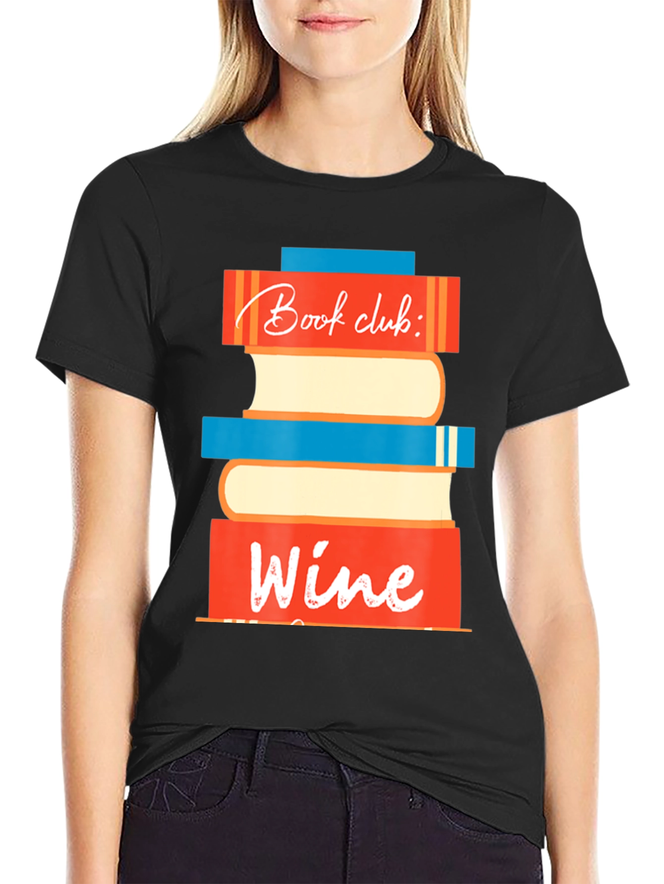 Book Club Wine T-Shirt - Fun Graphic Tee