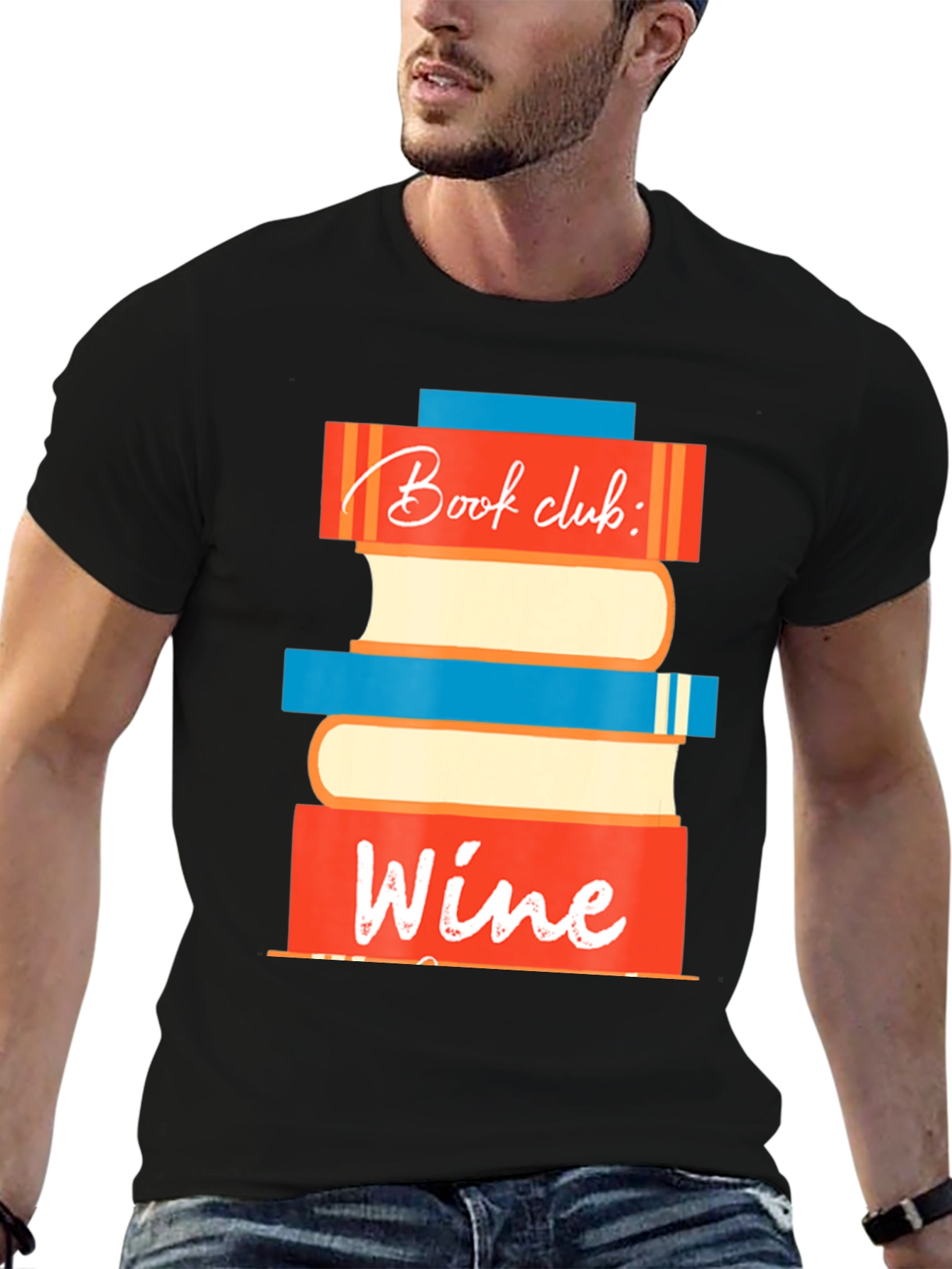 Book Club Wine T-Shirt - Fun Graphic Tee