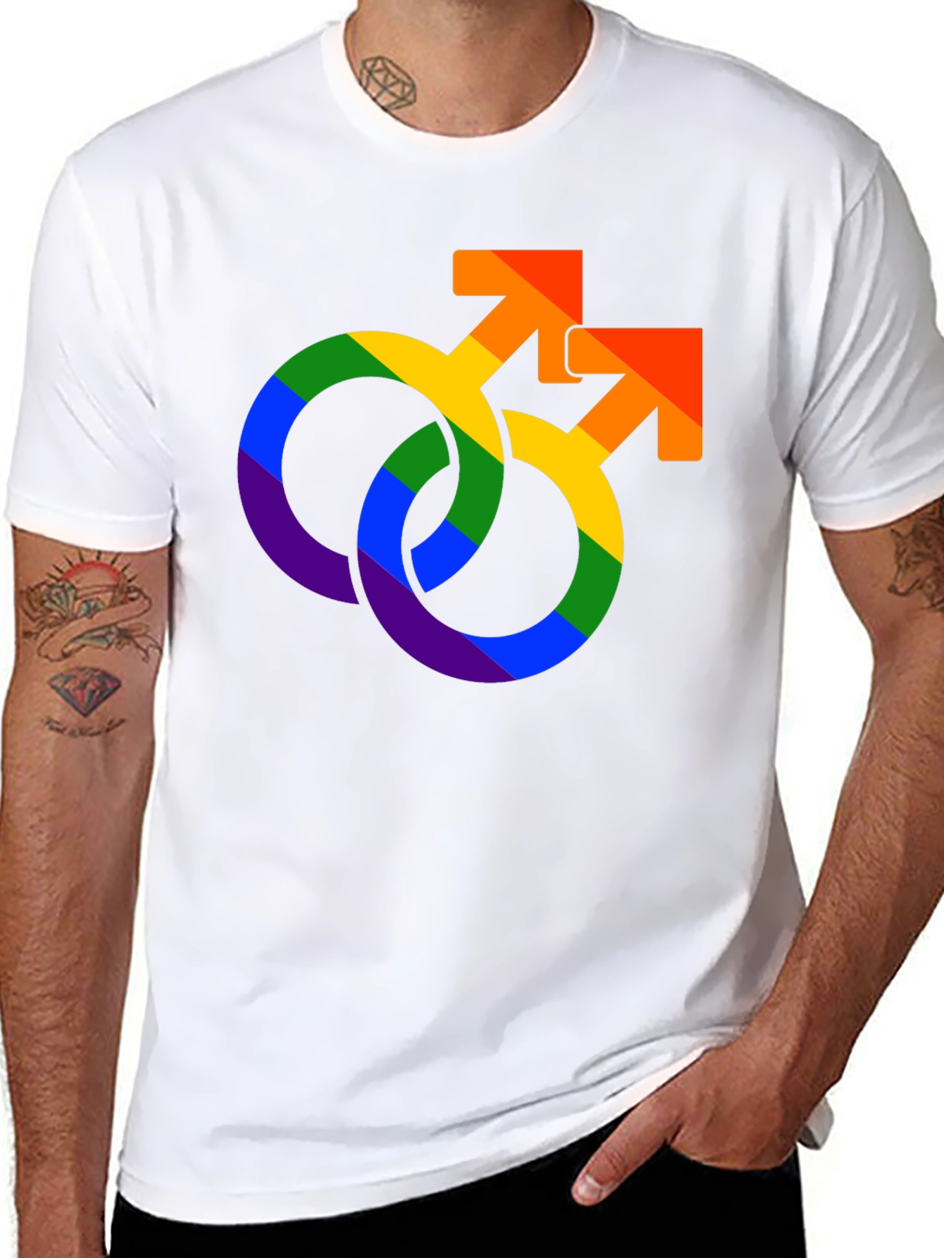 Pride Gay Couple Symbol T-Shirt